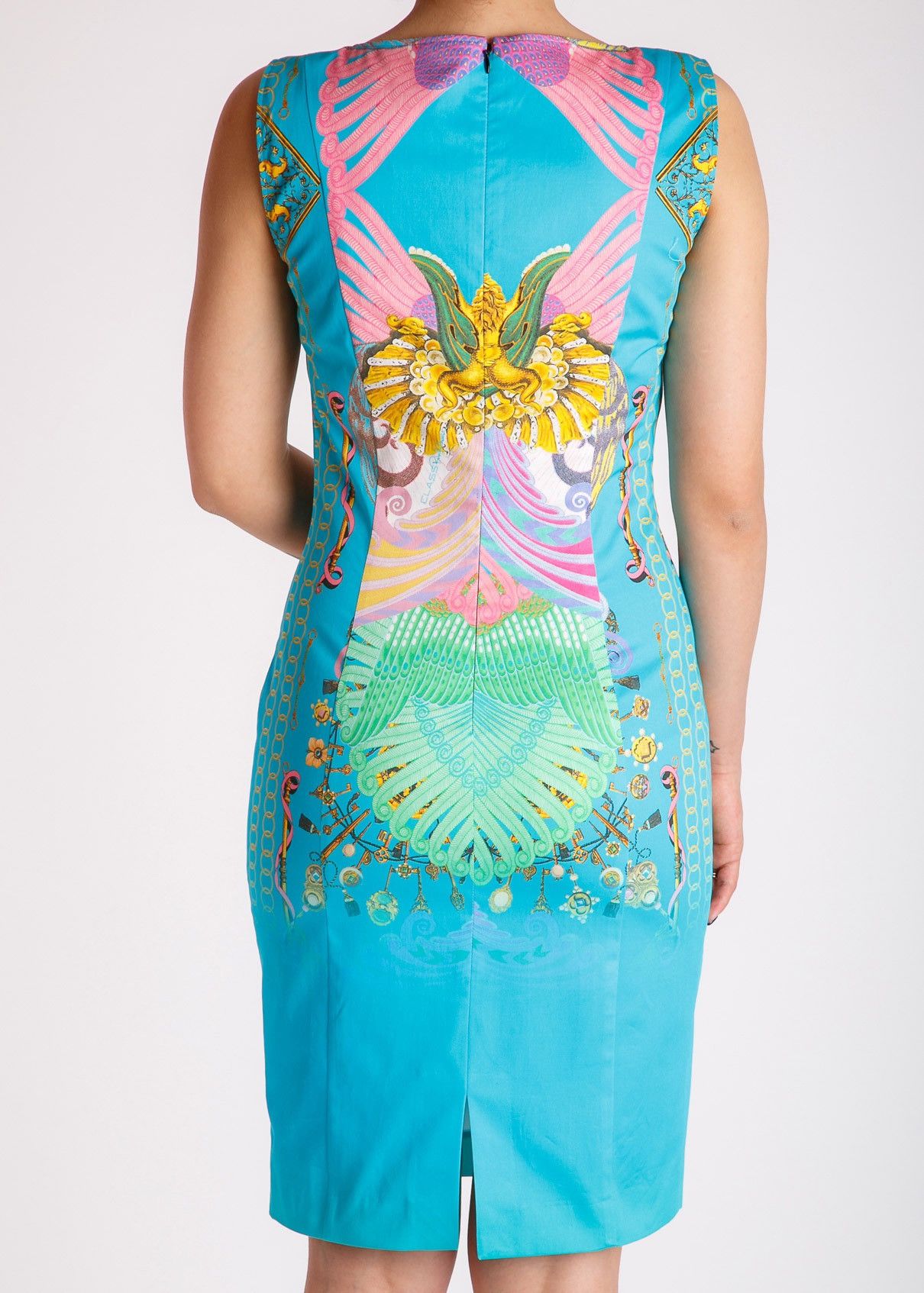 Cavalli Class Class Cavali Mid Lenght Multicolor Dress Womens IT 46 US 10 Size L / US 10 / IT 46 - 3 Thumbnail