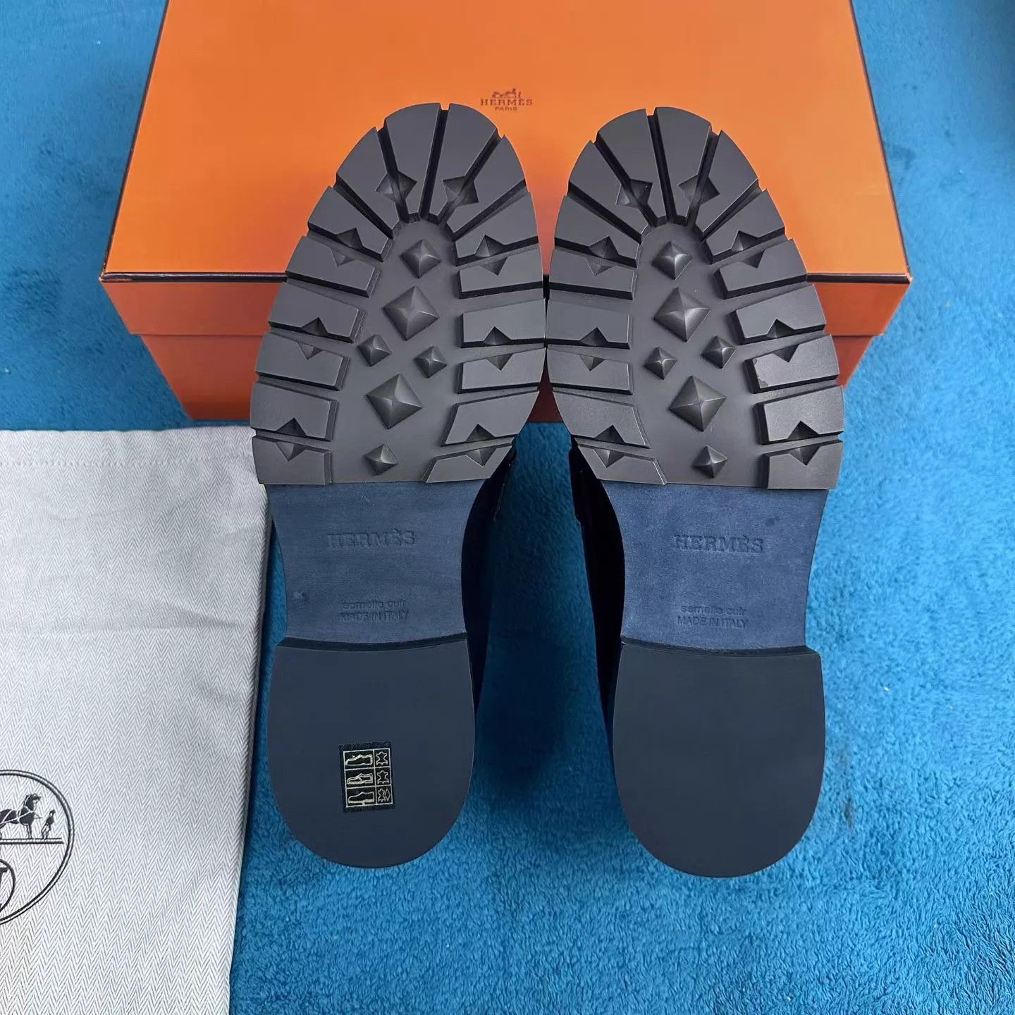 Hermes Hermès Gregoire Black Leather Loafer 41.5 Size US 8.5 / EU 41-42 - 5 Thumbnail