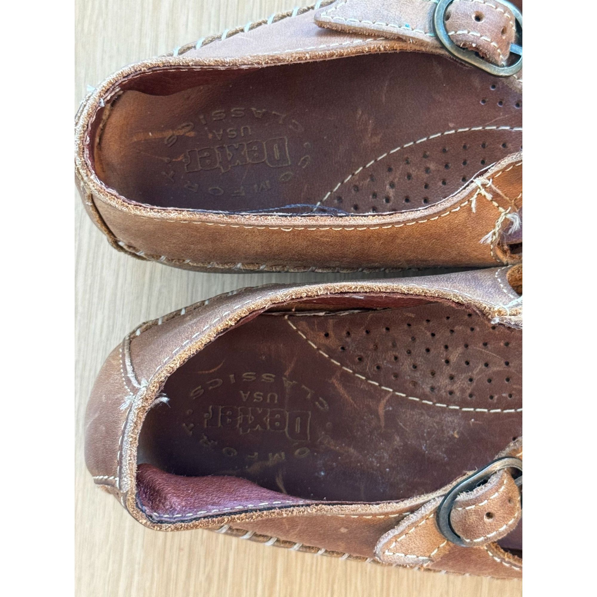 Dexter Shoe Company VTG Dexter genuine leather shoes mary janes strappy USA sz 9 Size US 9 / IT 39 - 3 Thumbnail