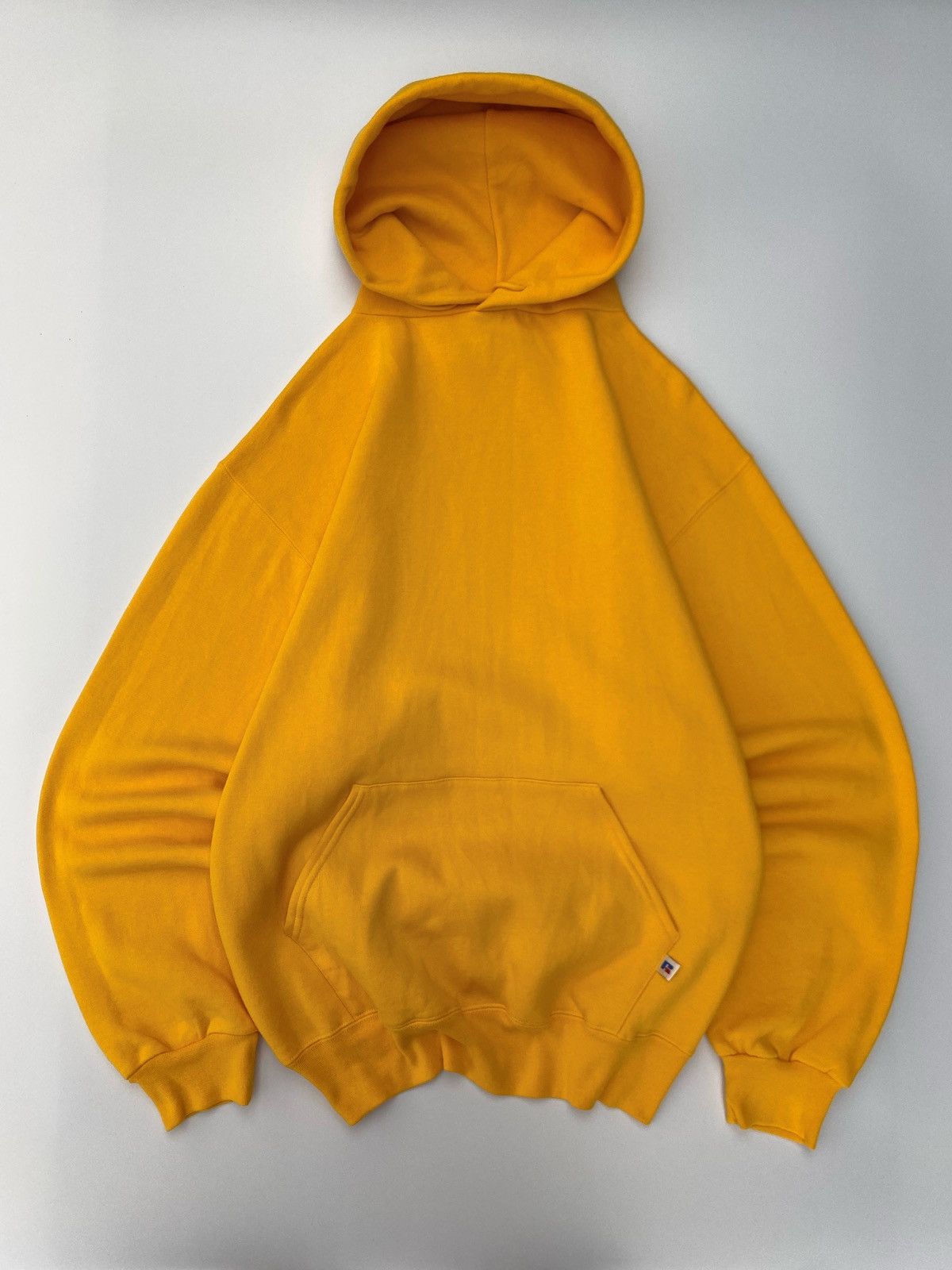 Russell Athletic Vintage Yellow Russell Athletic Boxy Hoodie Size US XL / EU 56 / 4 - 1 Thumbnail