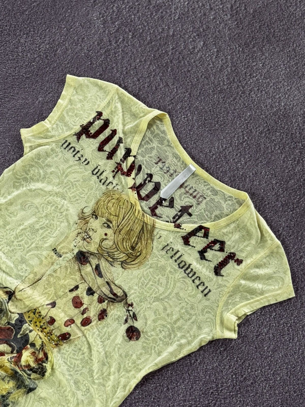 Hysteric Glamour 00s Hysteric Glamour Style Grunge Printed T-Shirt Size M / US 6-8 / IT 42-44 - 8 Thumbnail