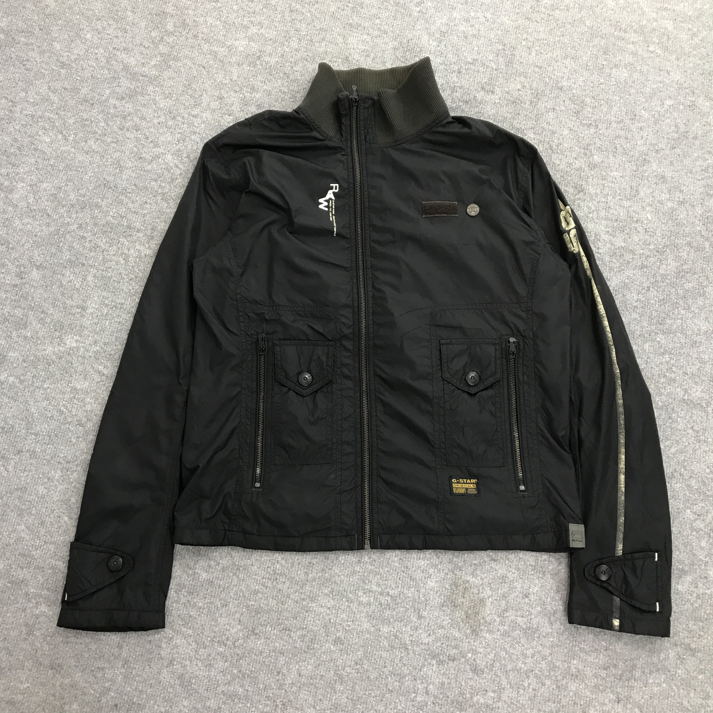 G-Star × Japanese Brand G-STAR RAW WINDBREAKER BIKER STYLE UP ZIPPER JACKET Size US L / EU 52-54 / 3 - 1 Thumbnail