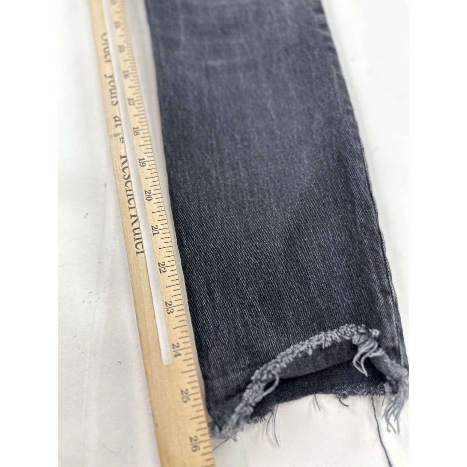 Abercrombie & Fitch VINTAGE Abercrombie & Fitch Jeans Women’s 00 Black The Skinny High Rise Button Fly - 90s Mom Style Womens" Size 24" / US 00 / IT 34 - 6 Thumbnail