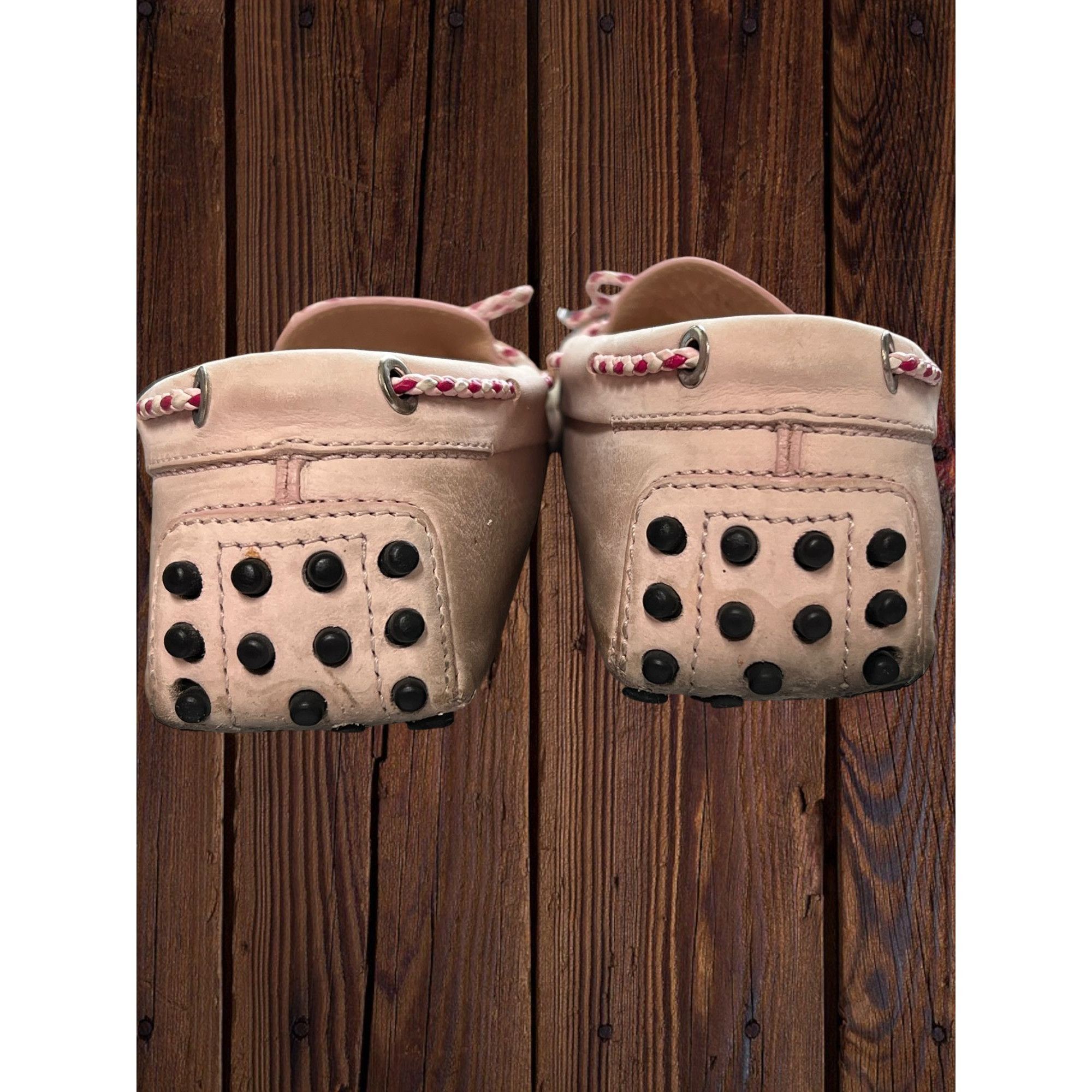 Tod's Tods Heaven Laccetto Scooby Doo Shoes Light Pink Slip On Dri Size US 6 / IT 36 - 6 Thumbnail