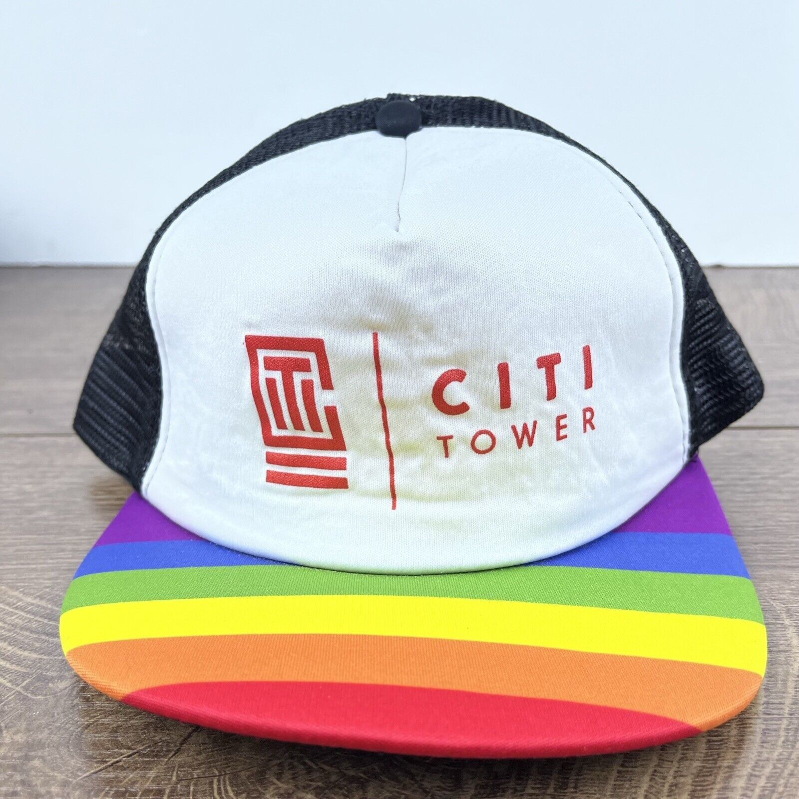 Other Citi Tower Snapback Hat Pride White Hat Adjustable White Adu Size ONE SIZE - 3 Thumbnail