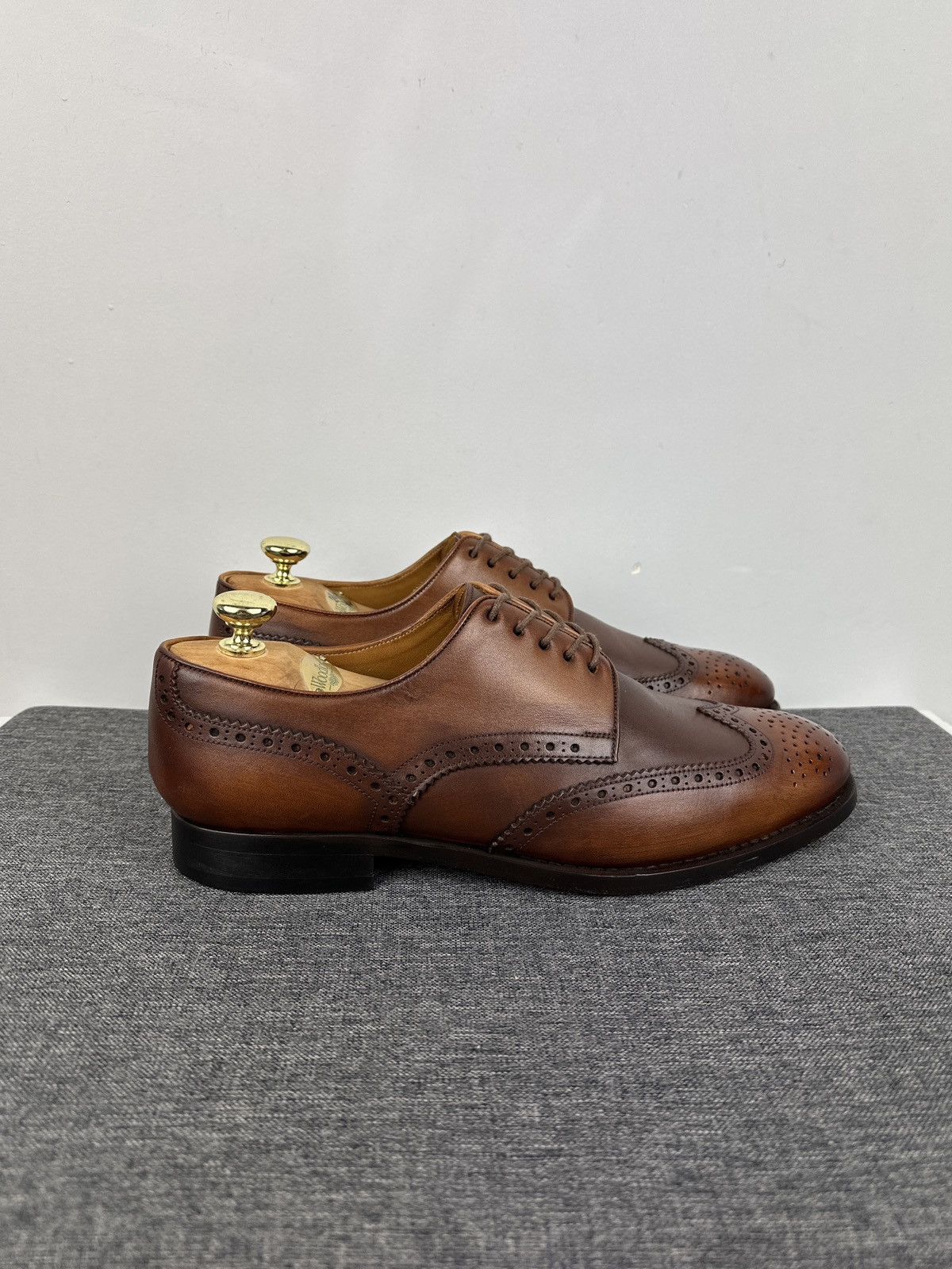 Other Jim Corbett Leather Wingtip Brogue Derby Dress Shoes Brown Size US 10 / EU 43 - 1 Thumbnail