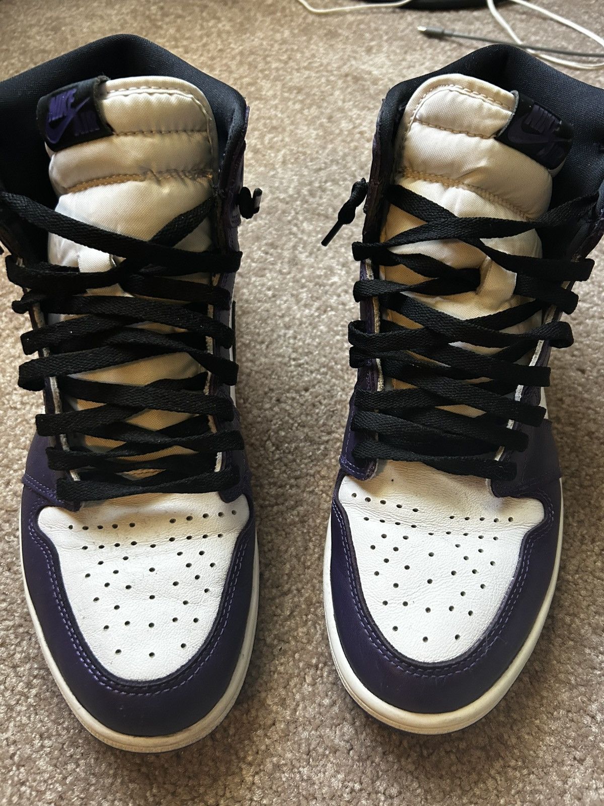 Jordan Brand Air Jordan 1 ‘Court Purple’ Size US 10 / EU 43 - 4 Thumbnail