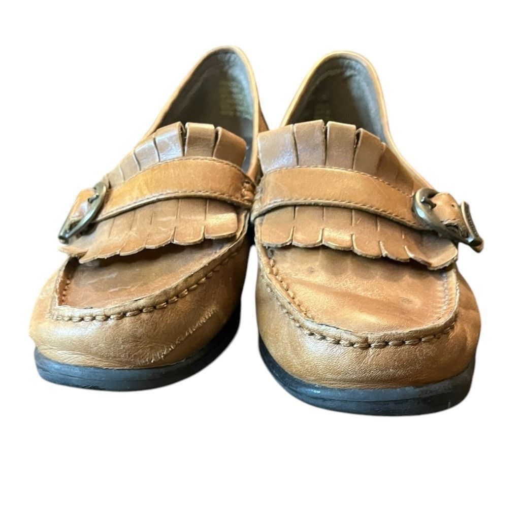 Vintage Y2K Earth Spirit Princeton Buckle Tassel Leather Loafers 7 Size US 7 / IT 37 - 10 Thumbnail
