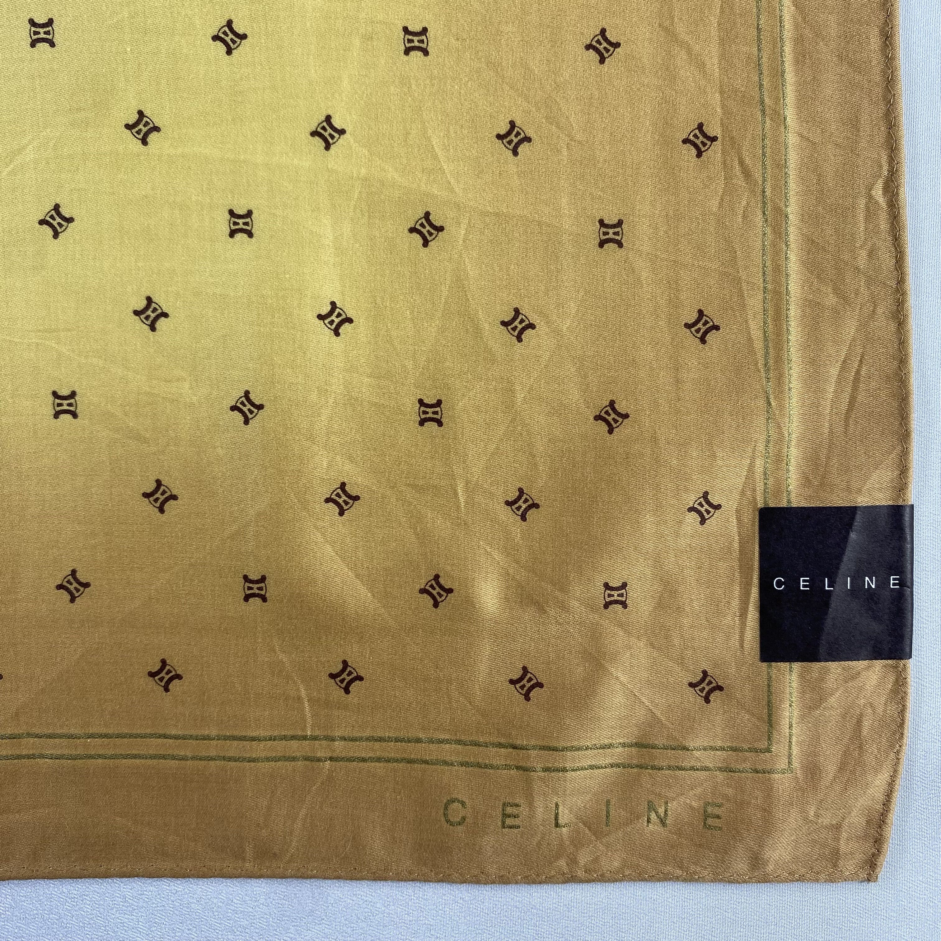 Celine × Vintage Celine Handkerchief / Neckerchief / Bandana-P1508 Size ONE SIZE - 3 Thumbnail