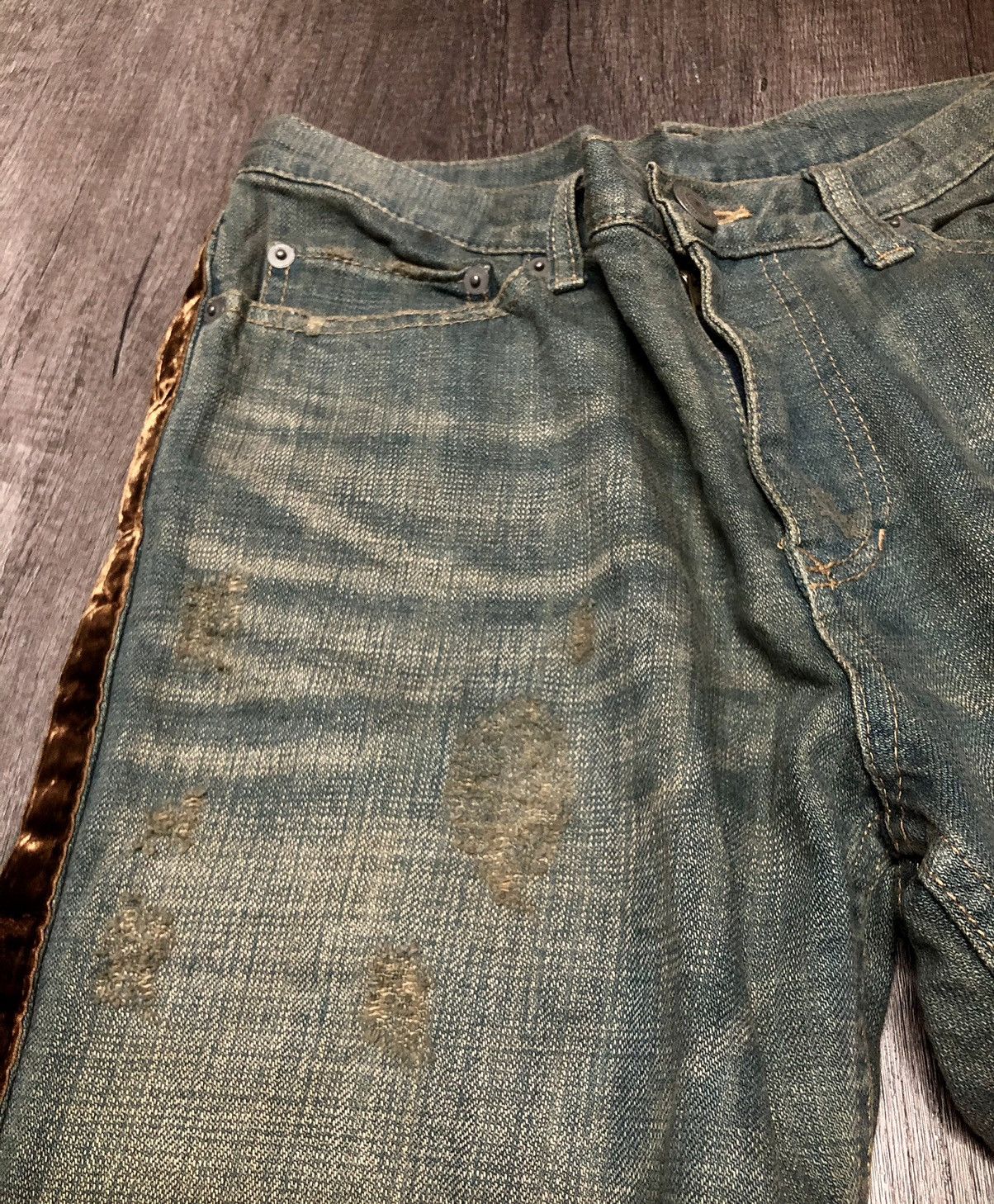 If Six Was Nine × Japanese Brand × Vintage Japanese Brand Traverse Distressed denim Jeans Size 30" / US 8 / IT 44 - 5 Thumbnail