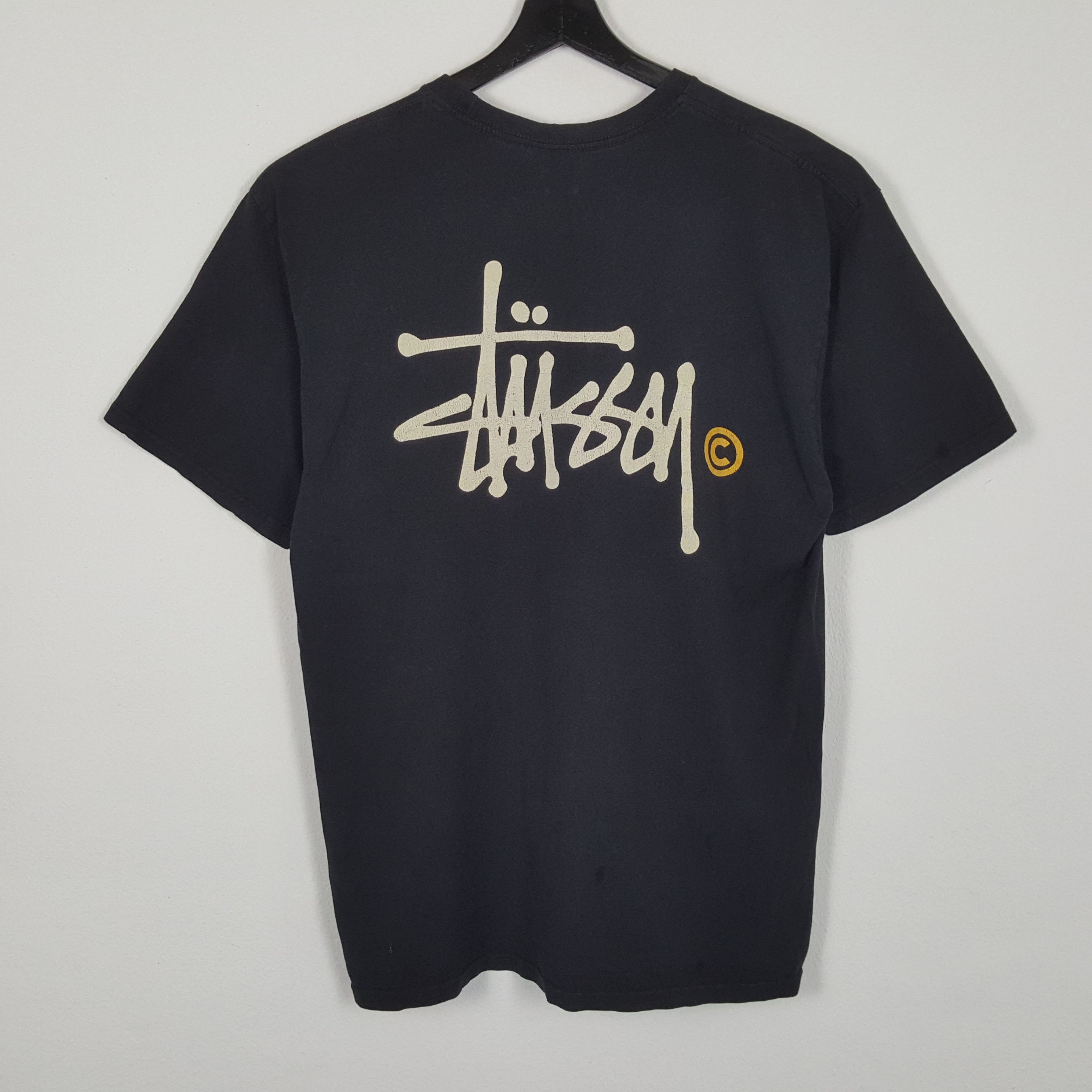 Stussy × Vintage STUSSY Streetwear Skater Style Tshirt Size US L / EU 52-54 / 3 - 1 Thumbnail