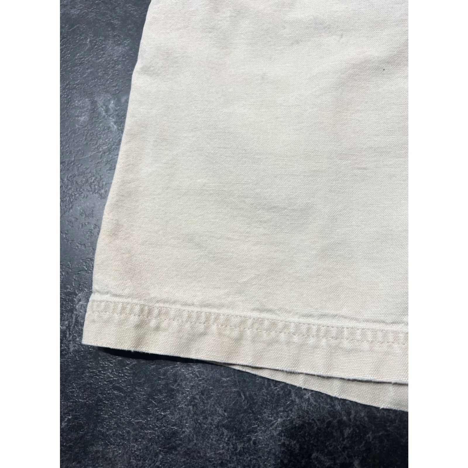 Patagonia Patagonia Khaki Beige Hiking Cotton Chino Shorts Mens Size 40 Regular Chinos Casual Zip Solid Beige Cotton 57130 Department Men Inseam 9 in Size 40 Size US 33 - 7 Thumbnail