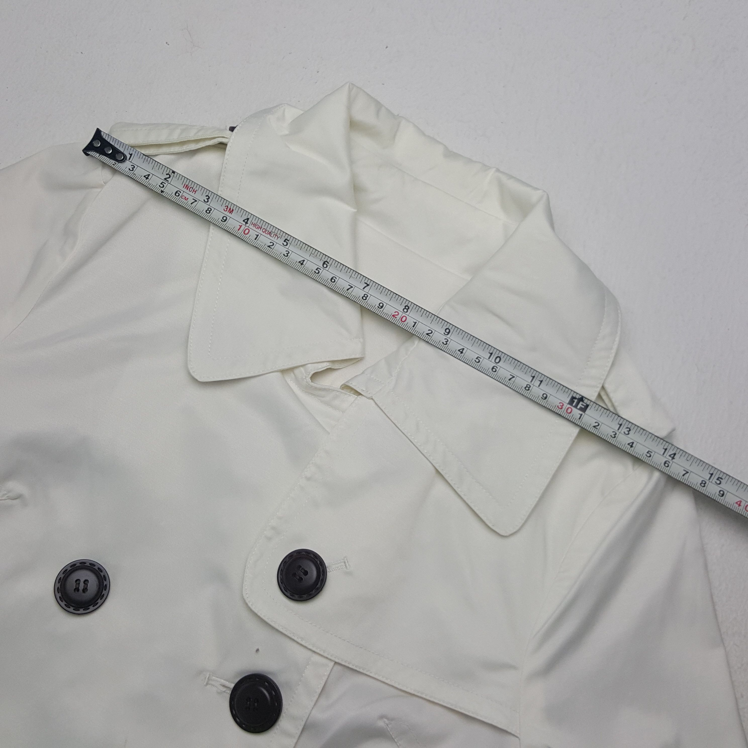 Burberry × Vintage Vintage Burberry London Custom Art Logo Trench Coat Jacket Size US XS / EU 42 / 0 - 5 Thumbnail