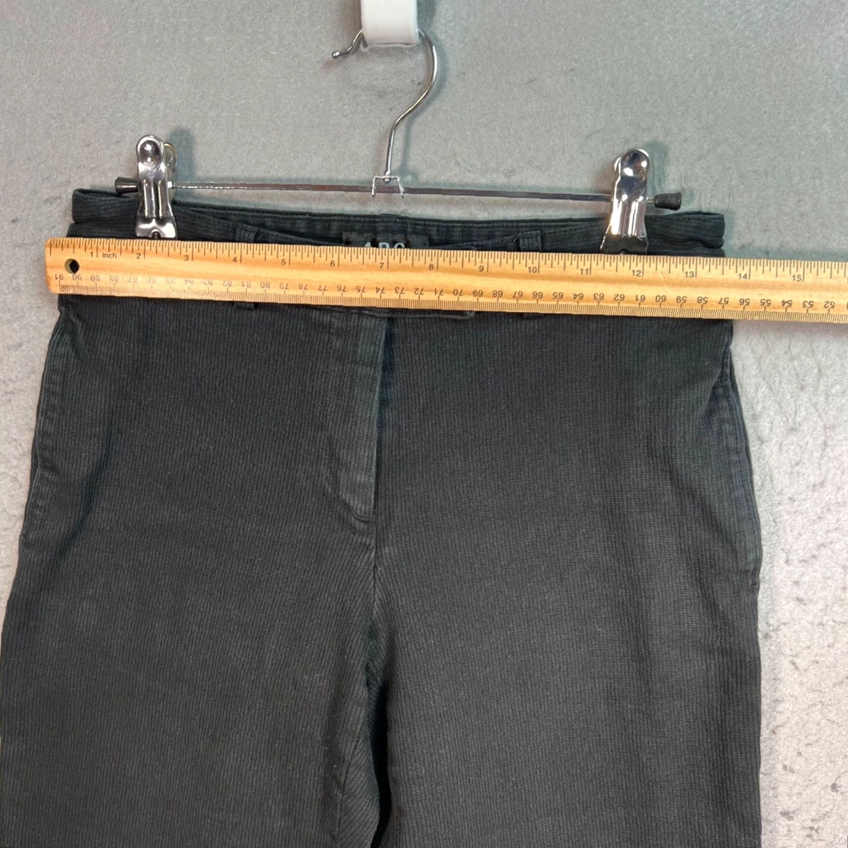 A.P.C. A.P.C. Womens 36 Black Textured Cotton Cropped Straight-Leg Pants Size 25" / US 0 / IT 36 - 5 Thumbnail