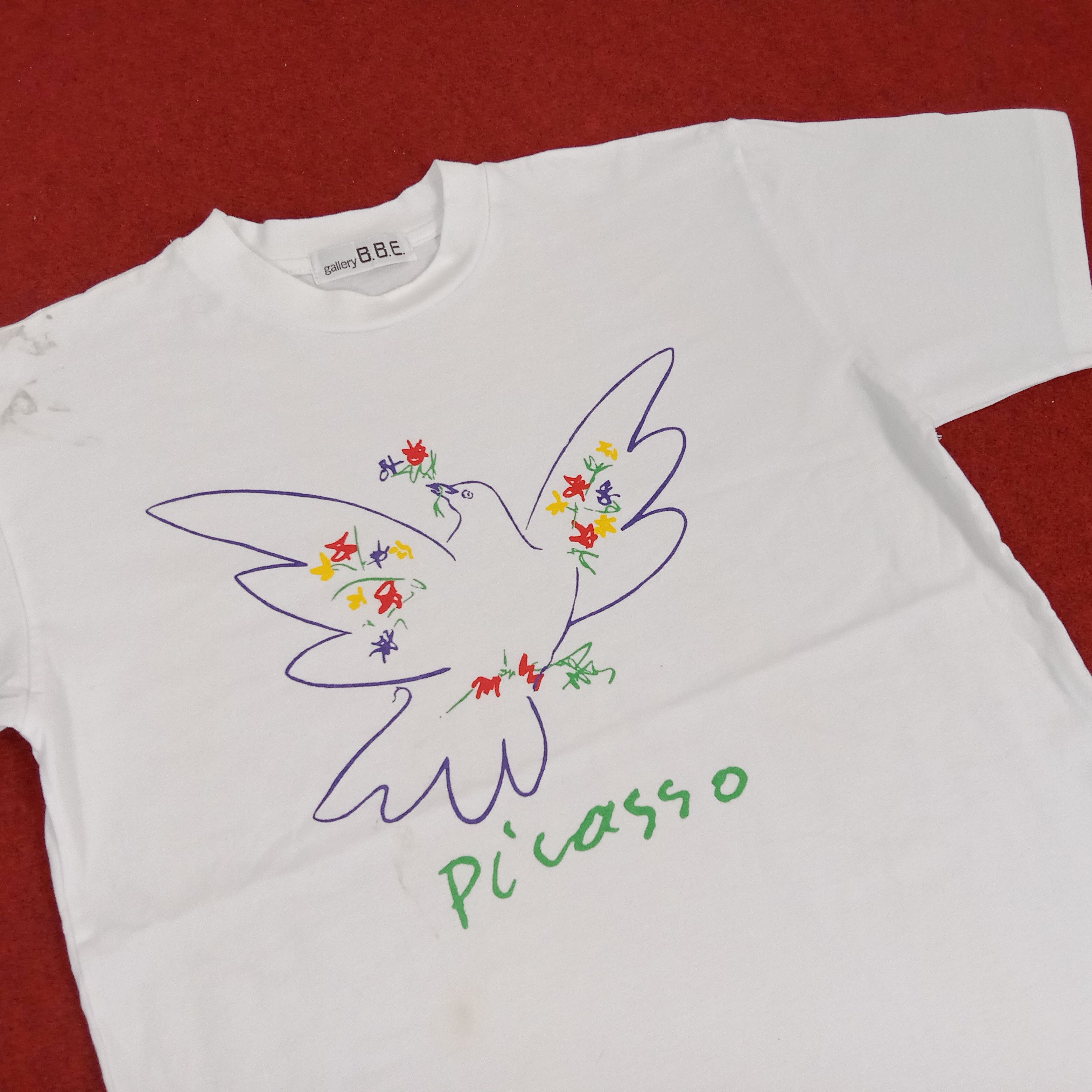 Vintage Picasso Art Bird Style Nice Design Vintage Tshirt Size US L / EU 52-54 / 3 - 2 Thumbnail