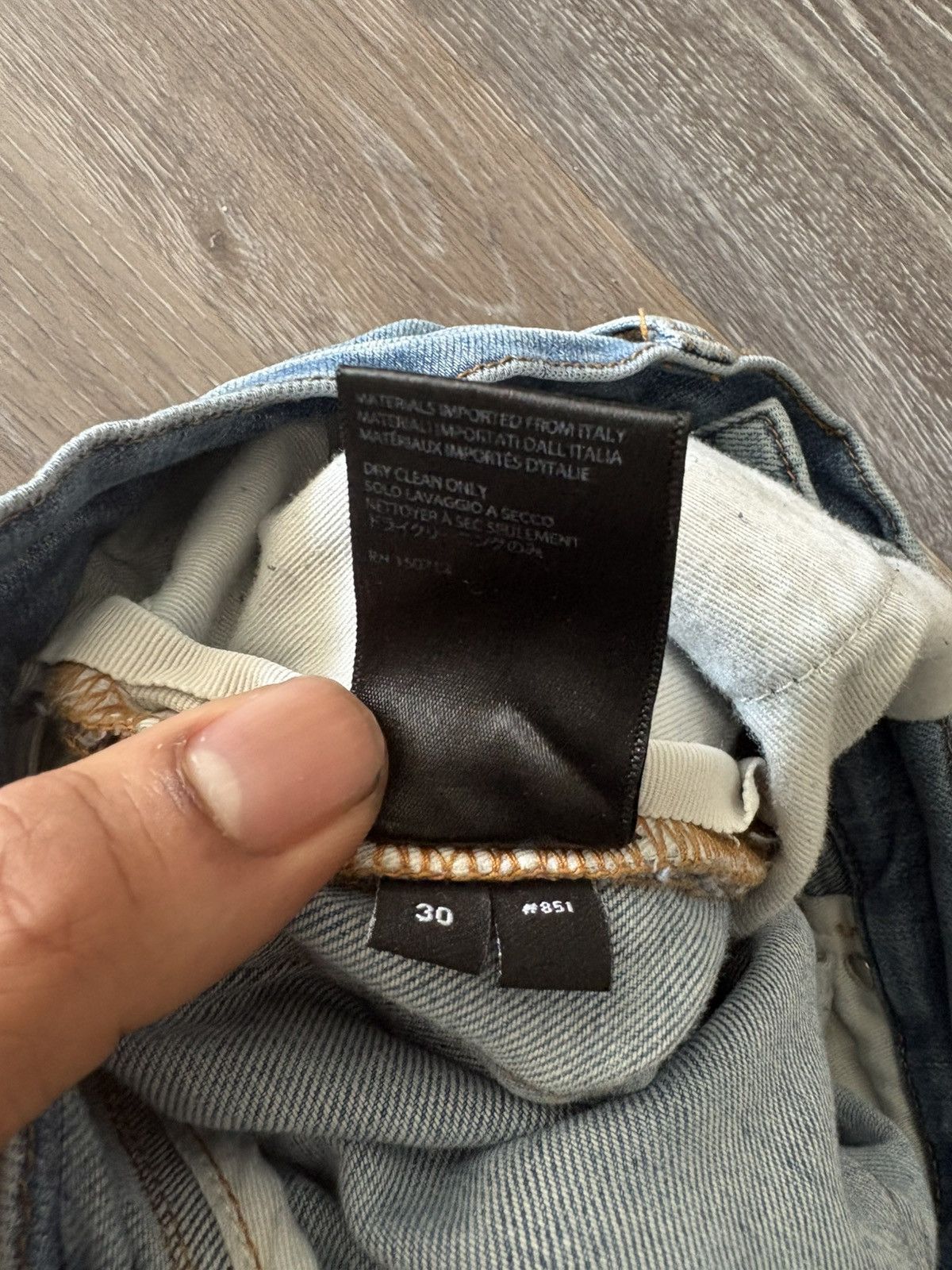 Amiri AMIRI logo applique jeans ‘Clay Indigo’ Size US 30 / EU 46 - 7 Thumbnail