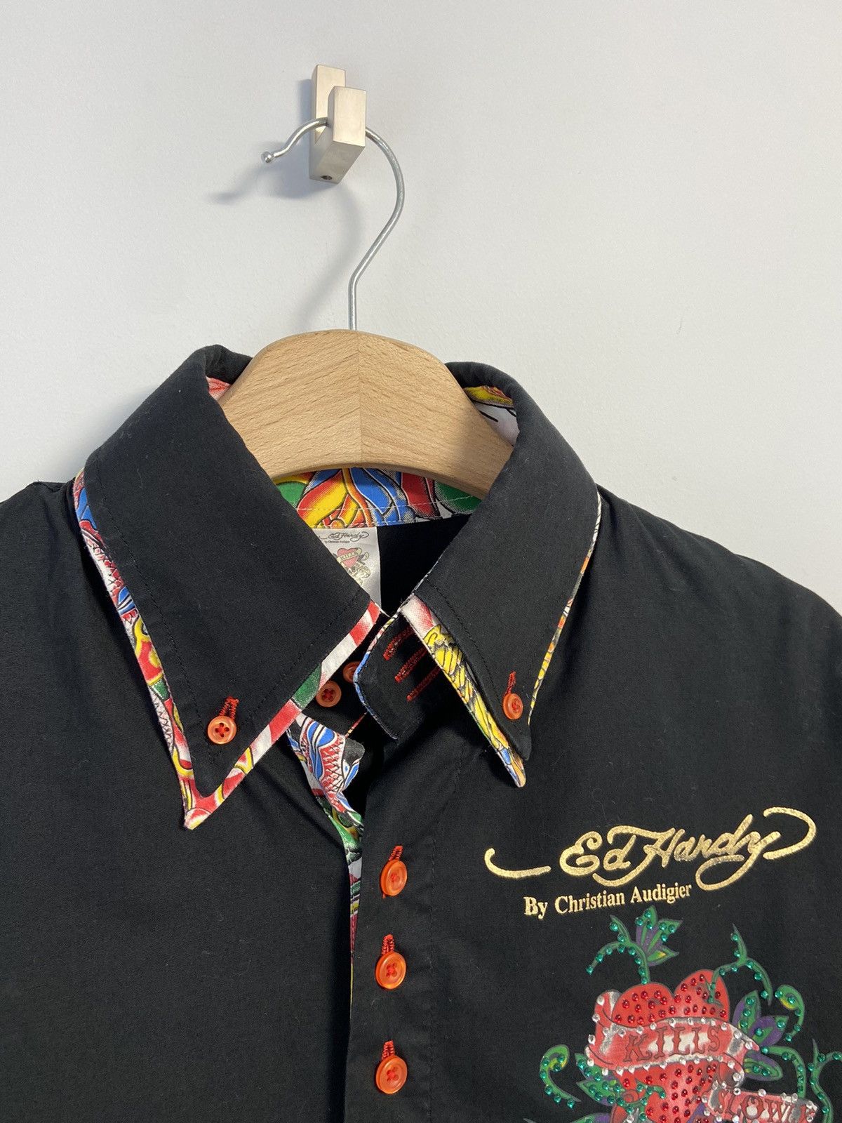 Ed Hardy Ed hardy Vintage Button Up Y2K style hype Size US M / EU 48-50 / 2 - 5 Thumbnail