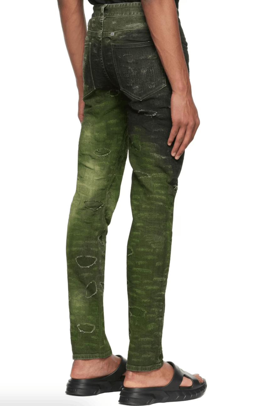 Givenchy $2000 Givenchy Slim Fit Tapered Distressed Paint Jeans Size US 32 / EU 48 - 3 Thumbnail