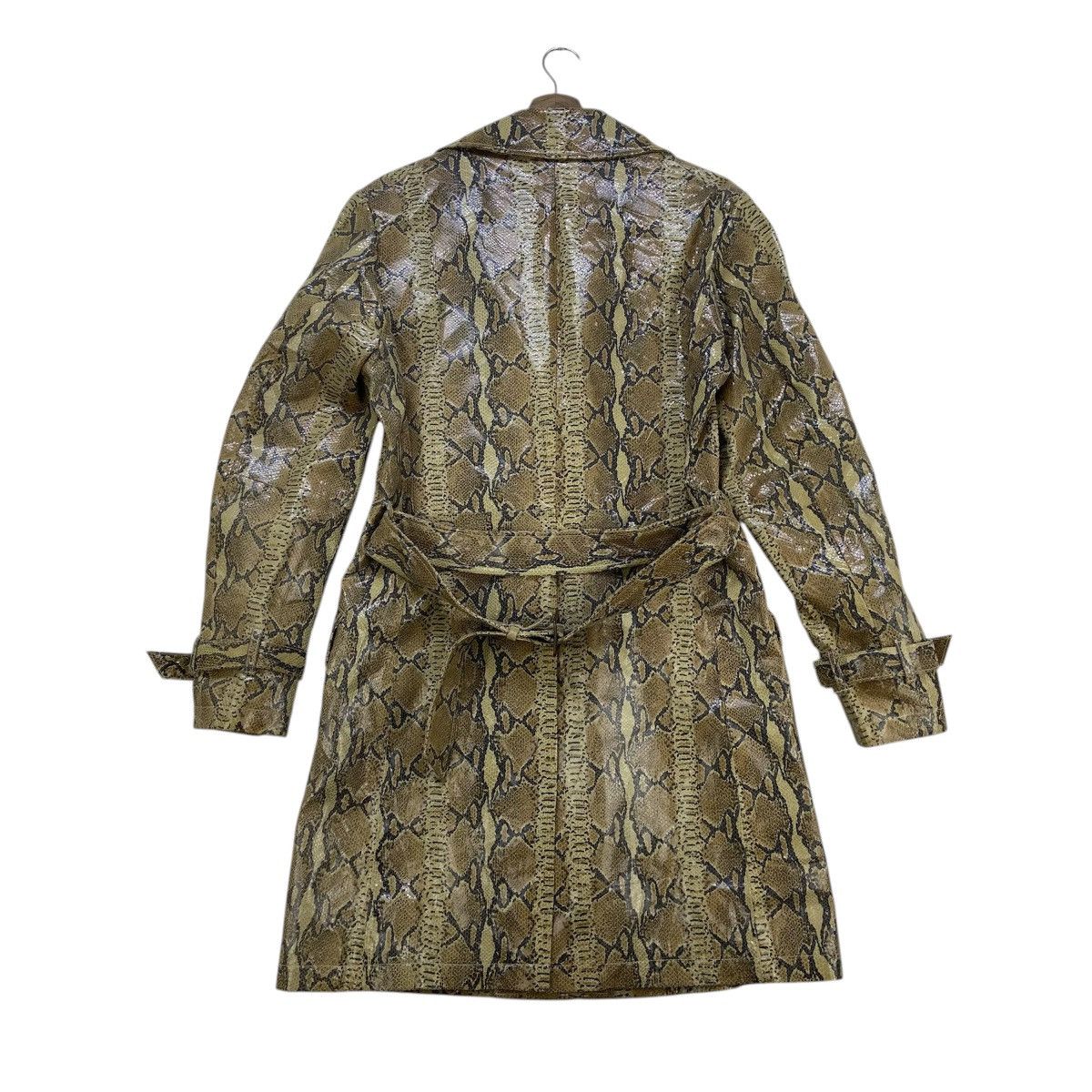 Tornado Mart Tornado Mart Python Long Coat Pig Skin Size US XS / EU 42 / 0 - 4 Thumbnail
