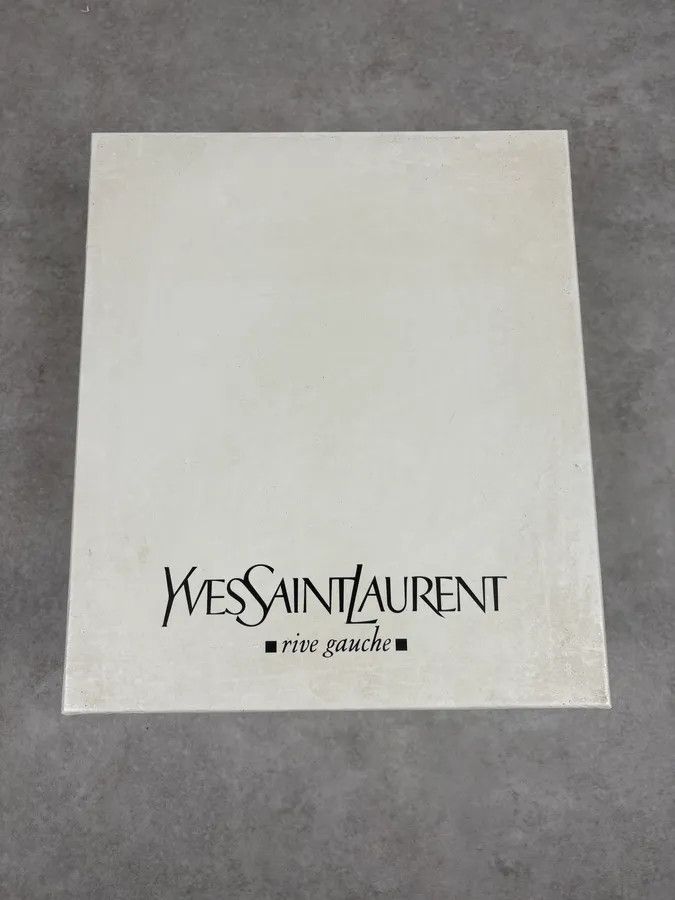 Yves Saint Laurent FW2002 Yves Saint Laurent Black Suede Leather High Sneakers Size US 7 / EU 40 - 10 Thumbnail
