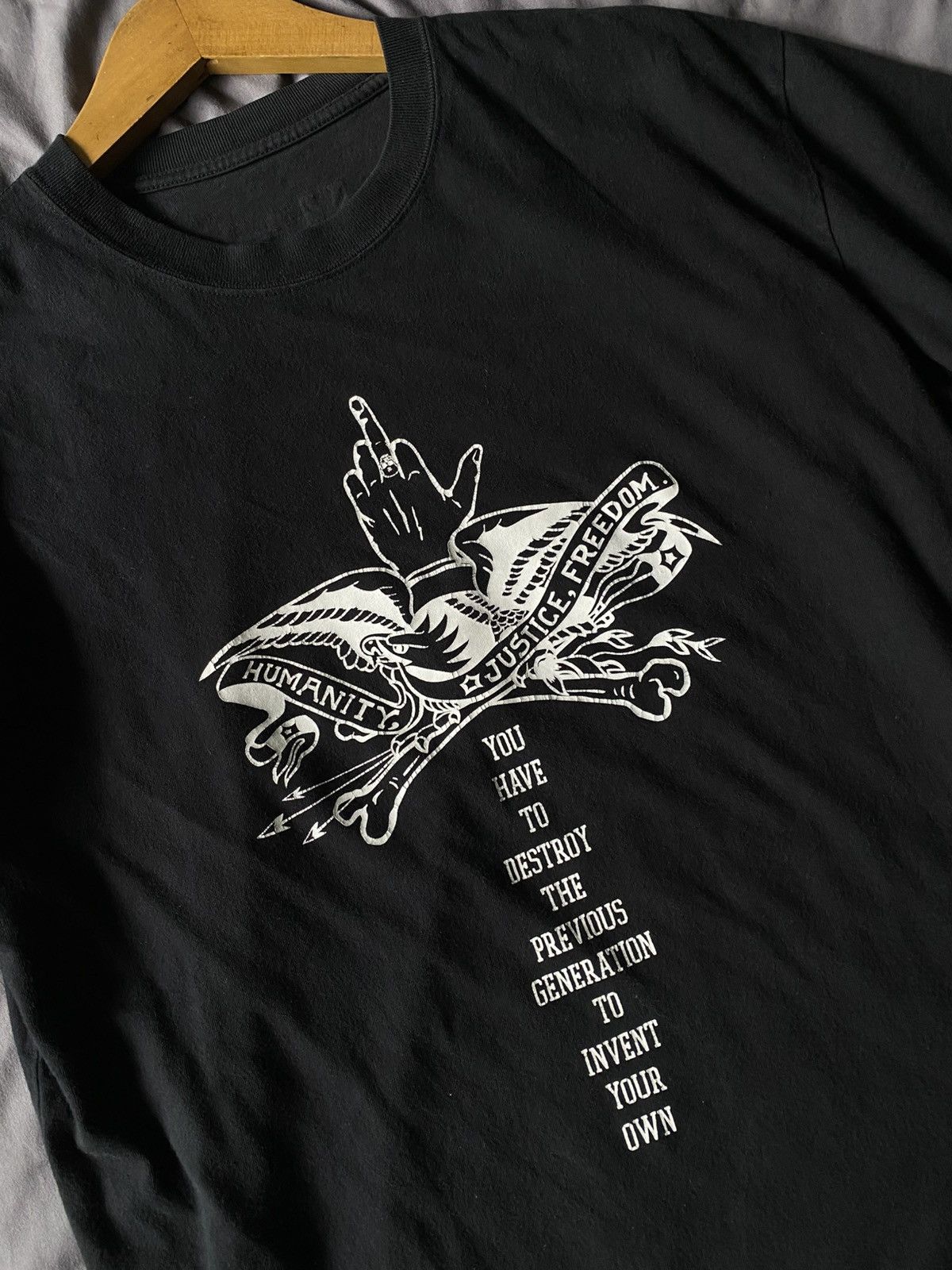 Japanese Brand × Neighborhood Vintage Neighborhood 2004 Limited Edition “ Fight Alone “ Size US XL / EU 56 / 4 - 2 Thumbnail