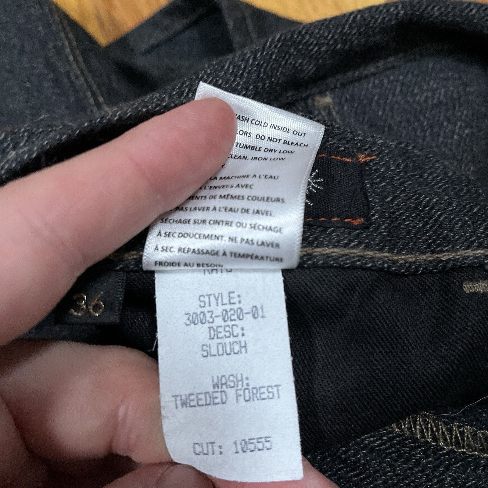 KATO Hiroshi Kato Slouch Tweeded Forest Made In USA Jeans Flecked Size US 36 / EU 52 - 5 Thumbnail