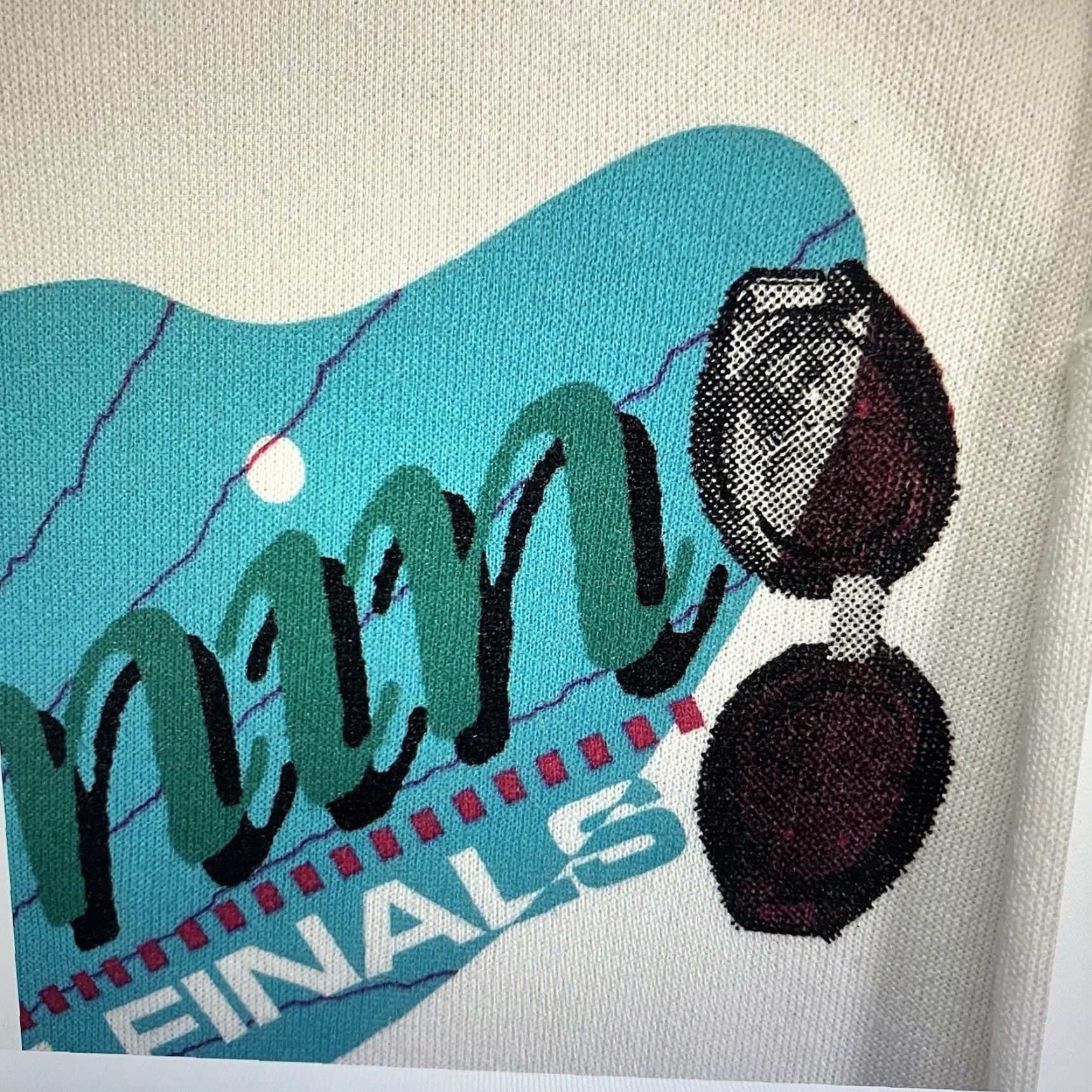 Hanes VINTAGE 90s IHSAA Swimming State Finals Crewneck Sweatshirt Mens XL White Hanes Logo Graphic Print Retro Sports Size US XL / EU 56 / 4 - 6 Thumbnail
