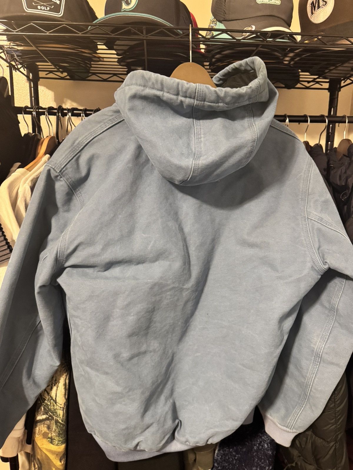 Carhartt VINTAGE hooded carhartt Detroit jacket Size L / US 10 / IT 46 - 5 Thumbnail