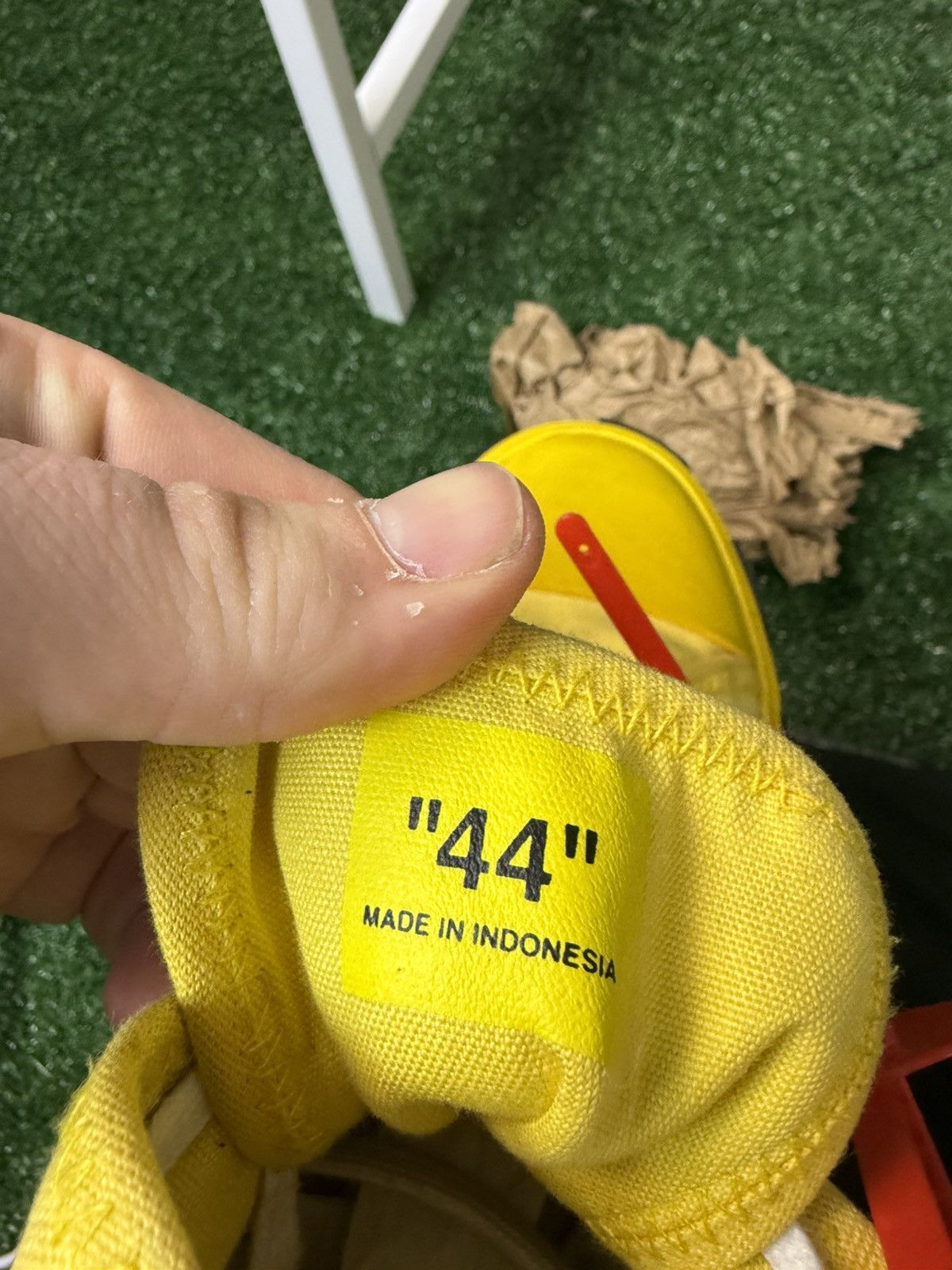 Off-White Off- white Size 12 Off-White Vulc Sneaker Mid Yellow Size US 12 / EU 45 - 8 Thumbnail