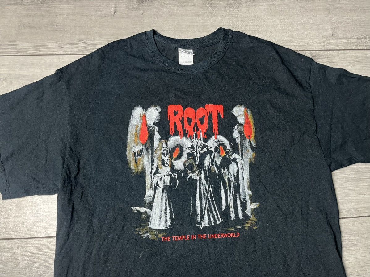 Band Tees Root the temple in the underworld tshirt rock size XLarge Size US XL / EU 56 / 4 - 3 Thumbnail
