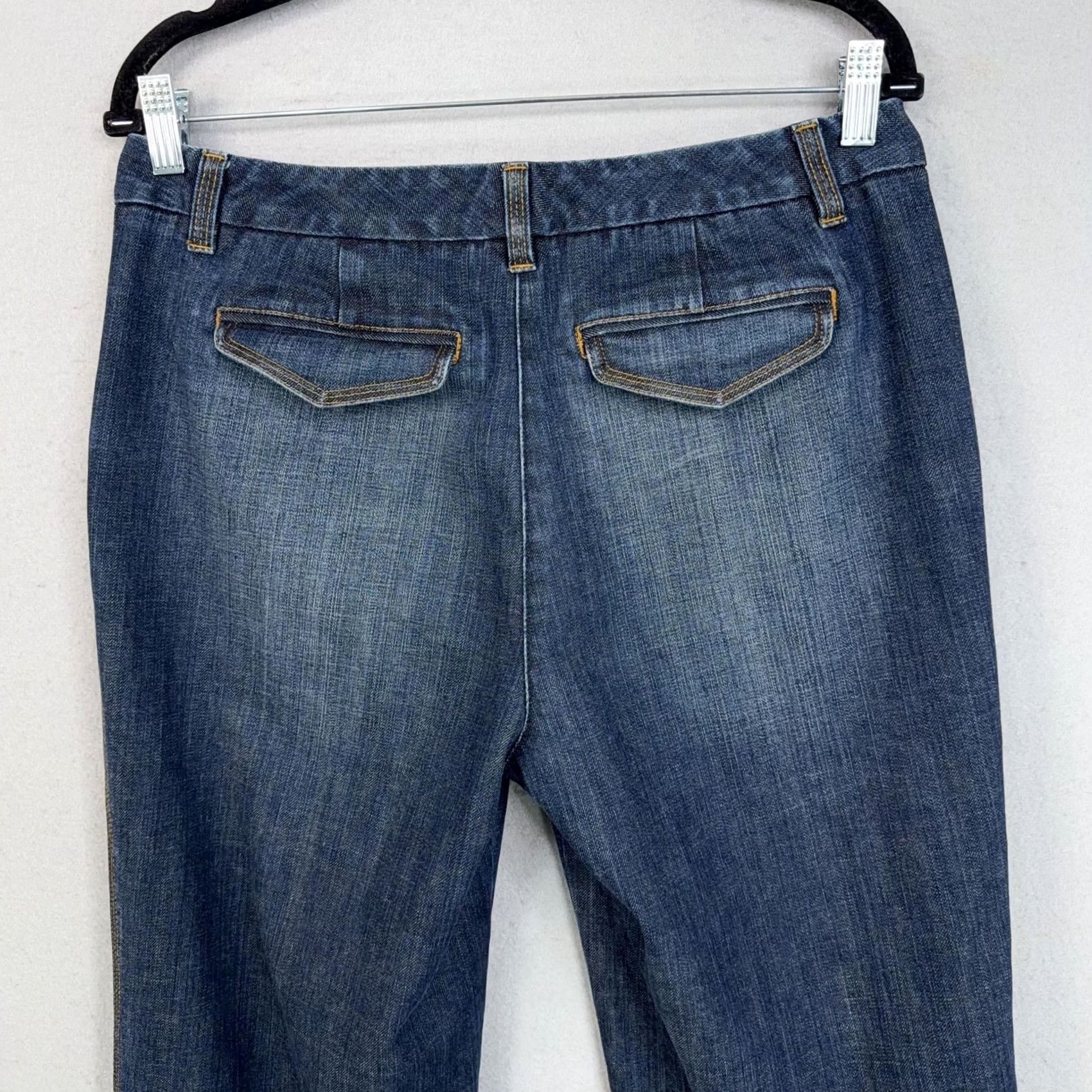 Talbots VINTAGE Talbots Jeans Womens 10 Blue High Rise Straight Leg Denim Stretch 90s Womens Size 32" / US 10 / IT 46 - 7 Thumbnail