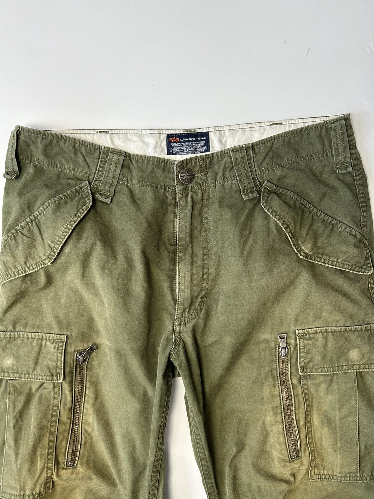 Alpha Industries ALPHA INDUSTRIES INC CARGO PANTS Size US 34 / EU 50 - 3 Thumbnail