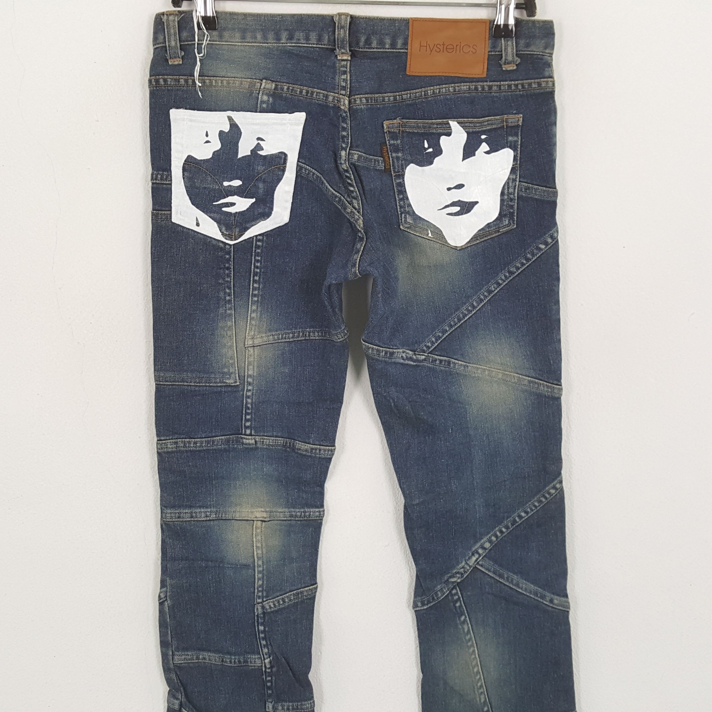 Hysteric Glamour HYSTERIC GLAMOUR Rare Fashion Design Custom Art Jeans Size 30" / US 8 / IT 44 - 2 Thumbnail