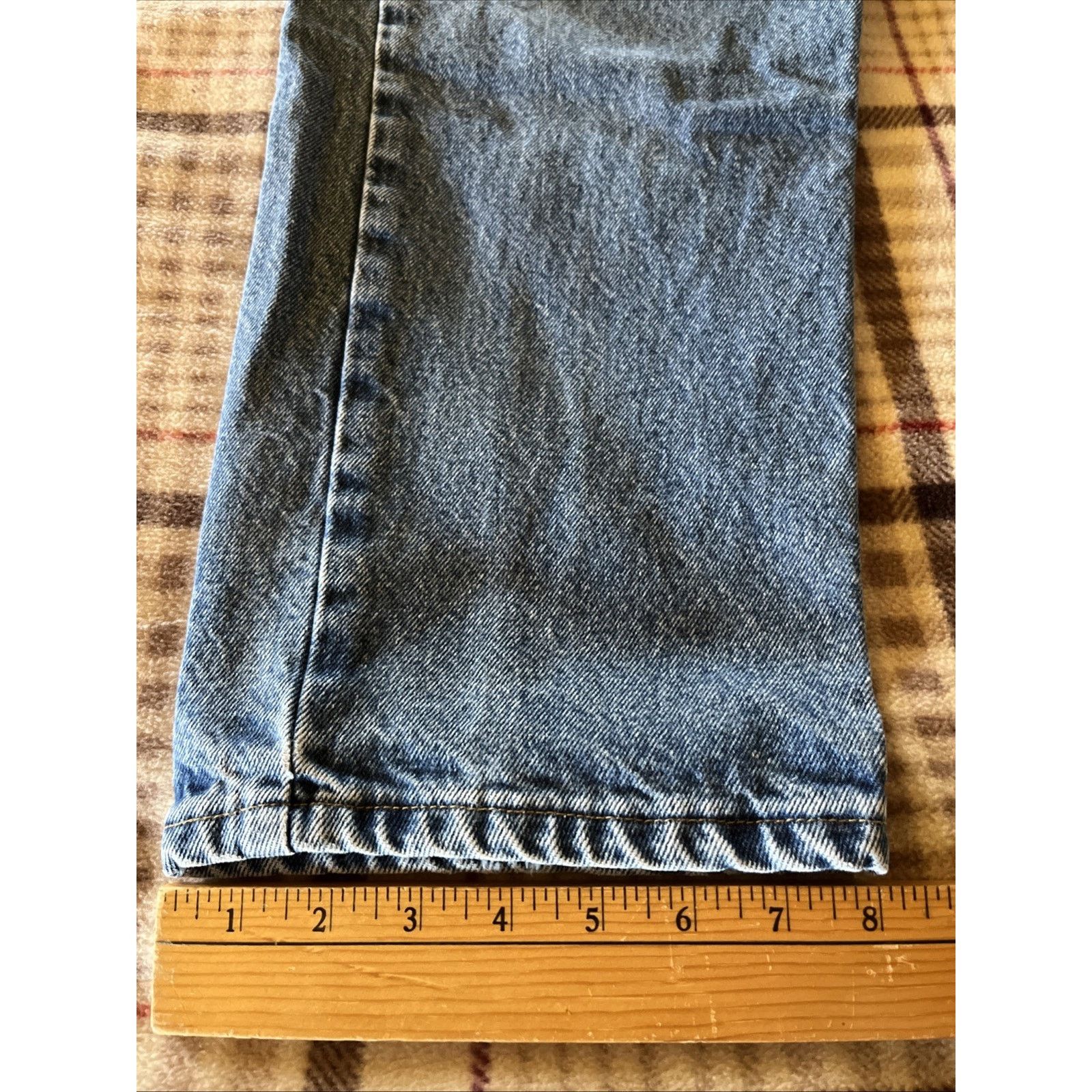 Carhartt Carhartt Jeans Mens 40x28 Blue Relaxed Fit Denim Cotton Work Size US 40 / EU 56 - 8 Thumbnail