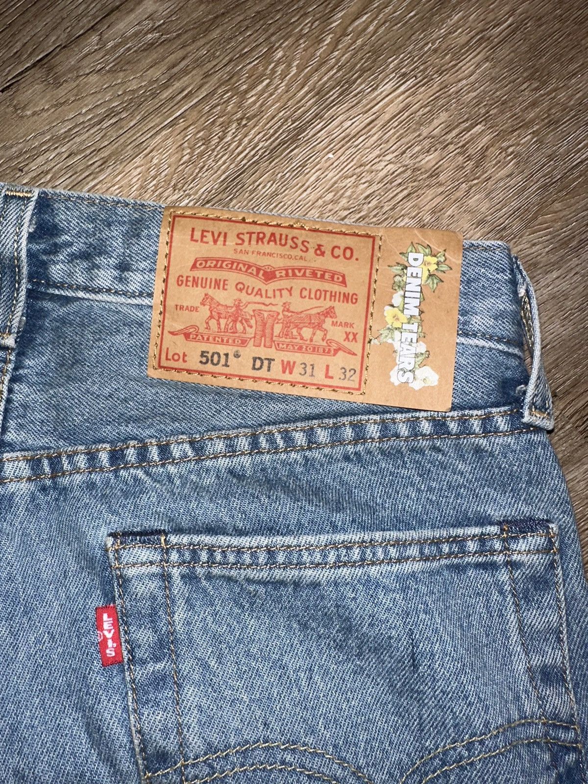 DENIM TEARS Denim tear light wash jeans Size US 31 - 3 Thumbnail