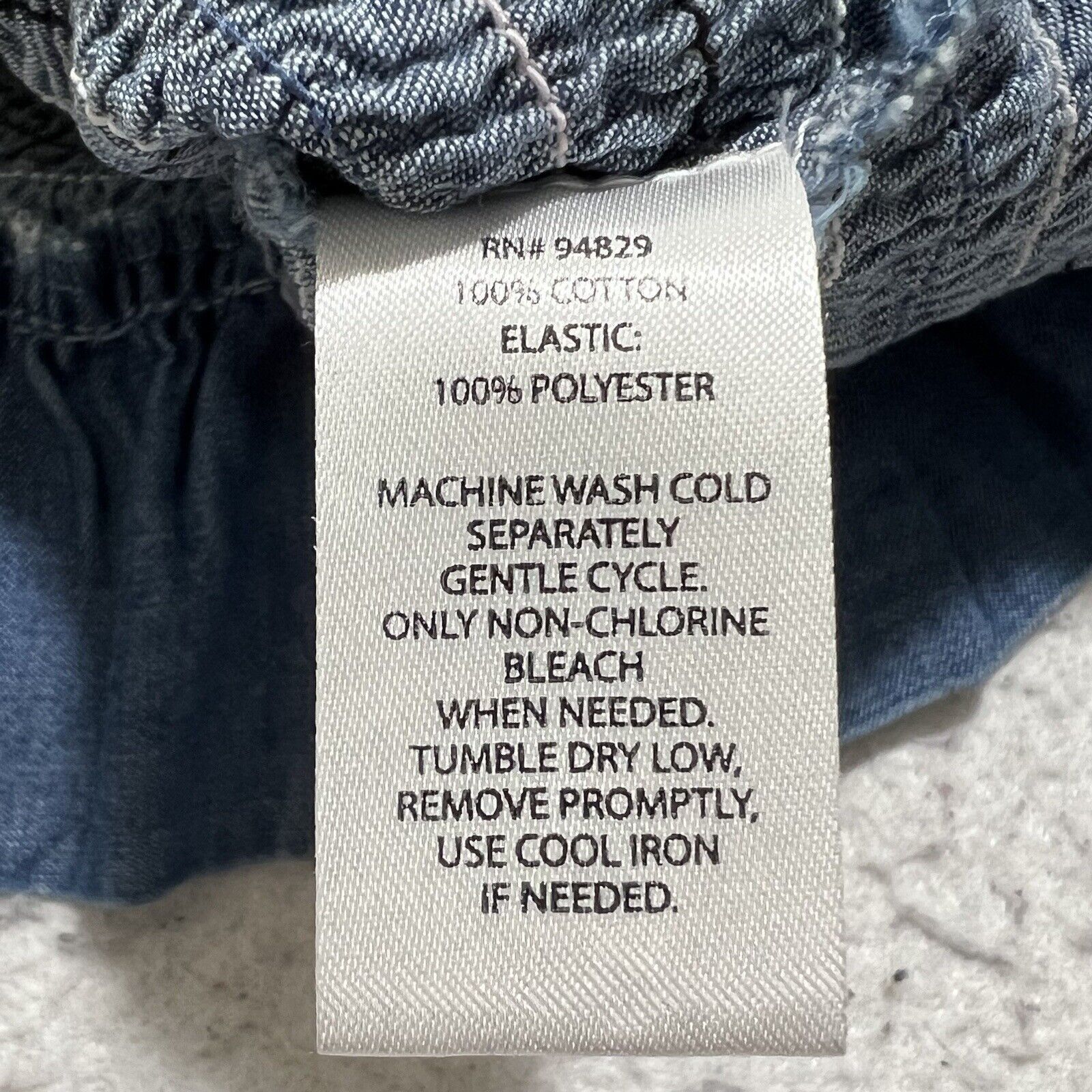 Other Derek Heart Denim Striped Crop Top Spaghetti Strap Size L / US 10 / IT 46 - 4 Thumbnail