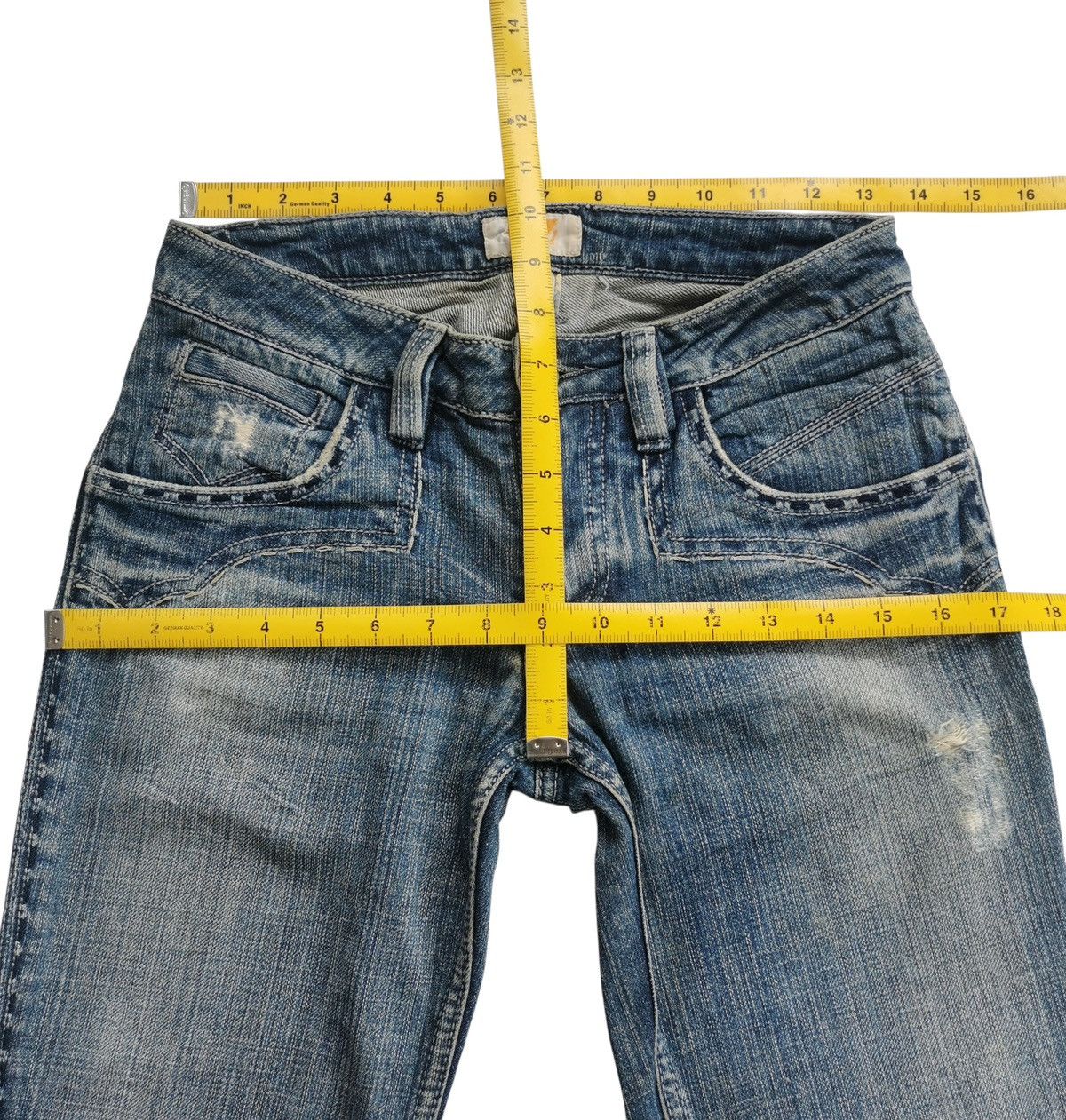 Antik Denim Antik denim flare pants with embroidery back pocket Size 27" / US 4 / IT 40 - 12 Thumbnail