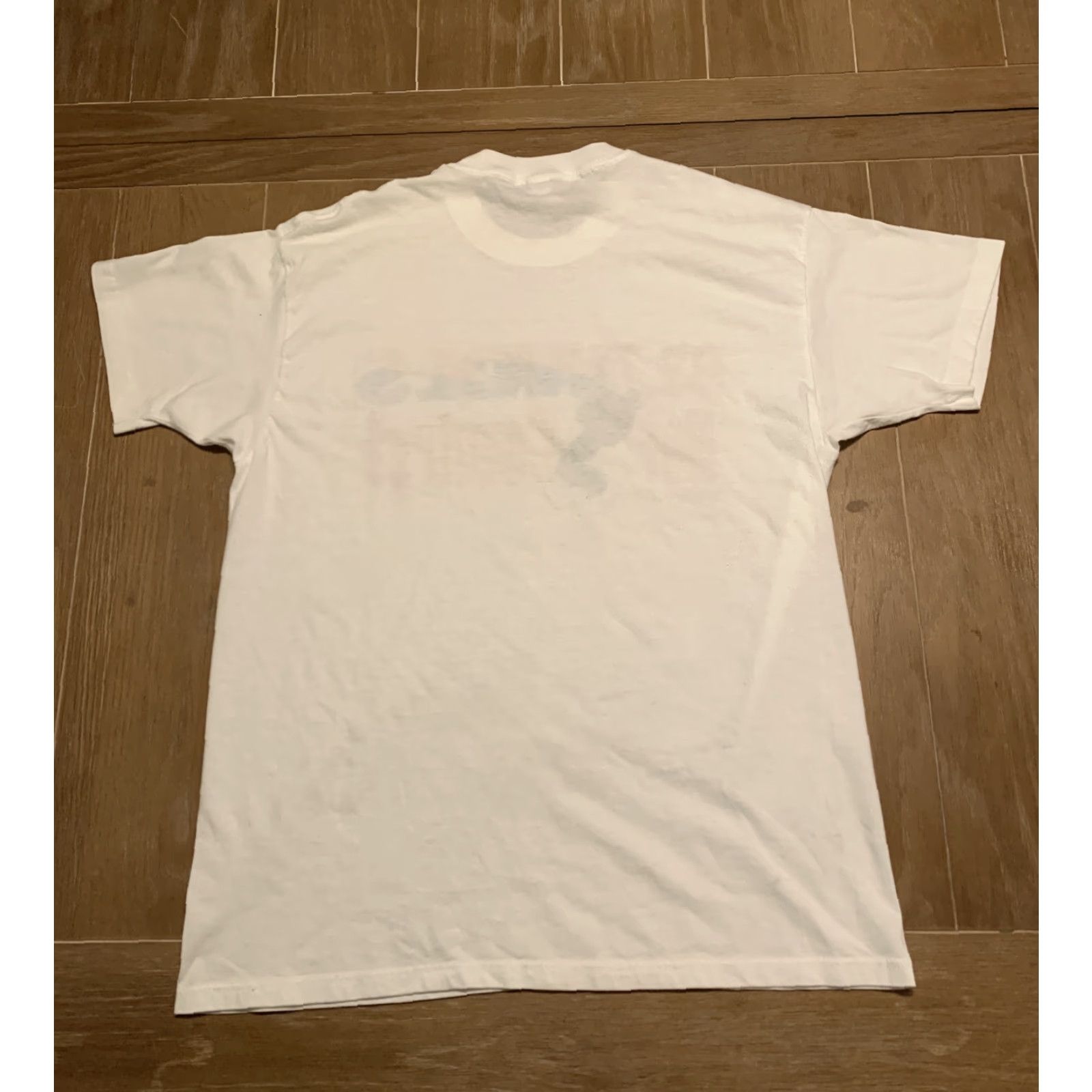 Vintage VINTAGE Sportswear 93.7 WDLS Hot Country Music T-Shirt XL White Mens Size US XL / EU 56 / 4 - 6 Thumbnail