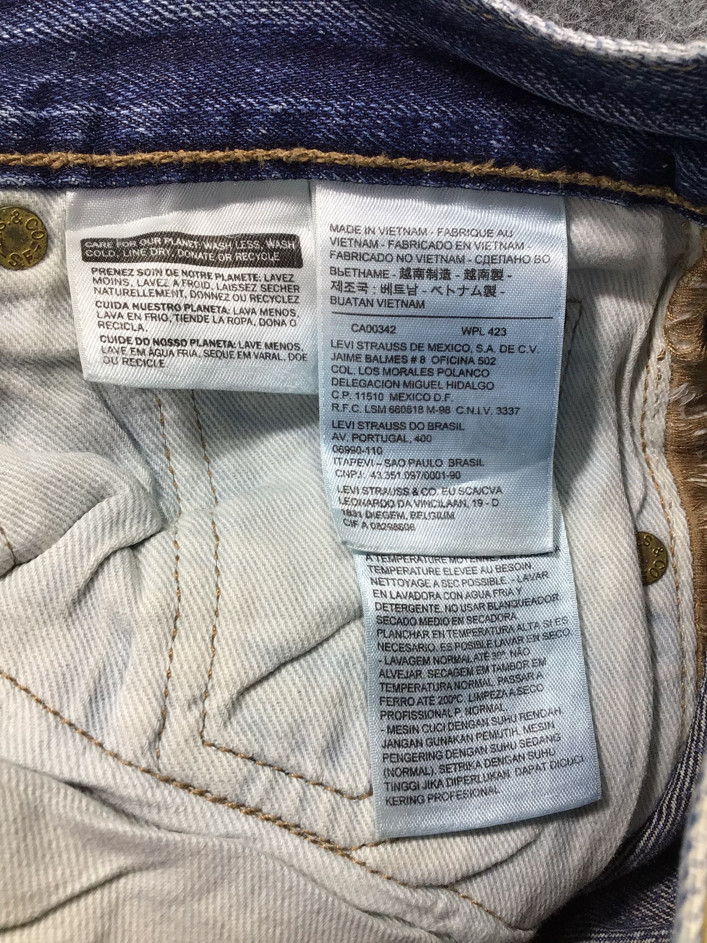 Levi's Levis 501 Jeans-JM150 Size US 29 - 10 Thumbnail
