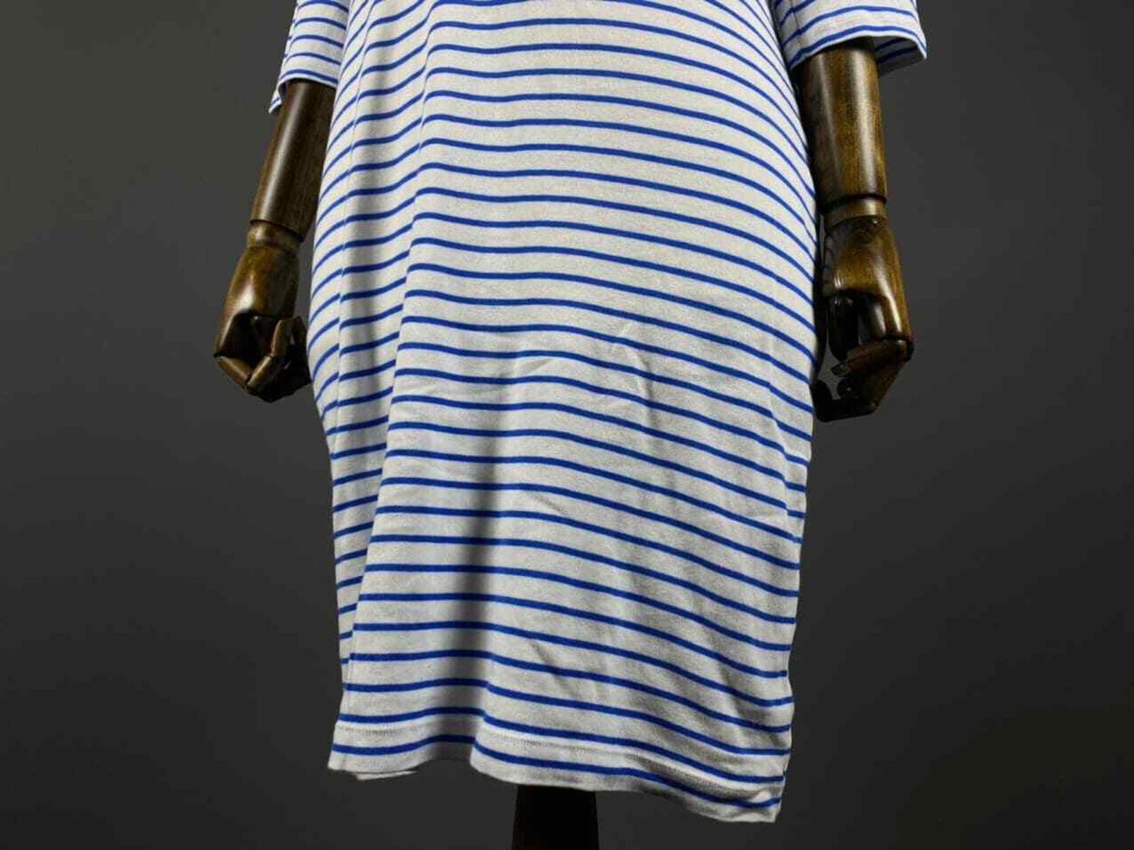 Lauren Ralph Lauren Ralph Lauren Striped 3/4 Sleeves Boat Neck Mesh Long Dress Size M / US 6-8 / IT 42-44 - 3 Thumbnail