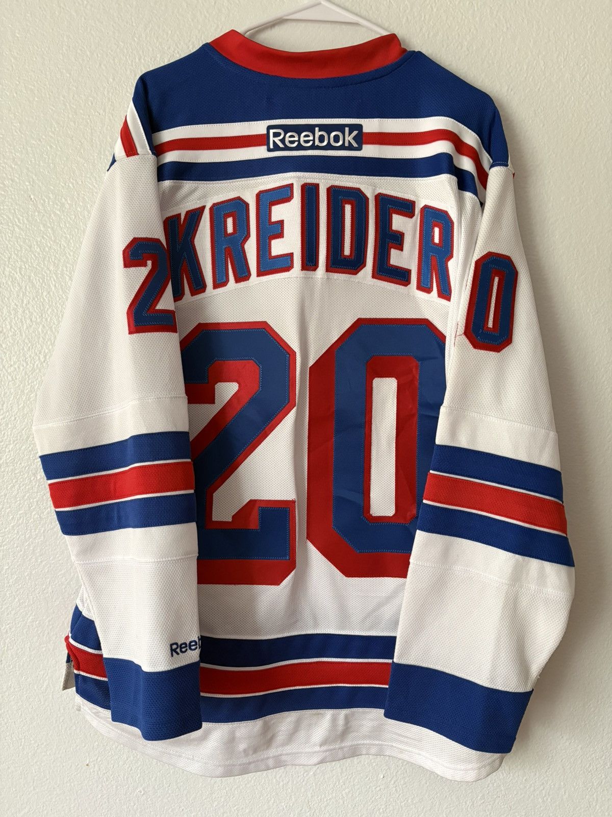 Reebok Reebok Authentic 2016 CHRIS KREIDER NEW YORK RANGERS jersey Size US L / EU 52-54 / 3 - 1 Thumbnail