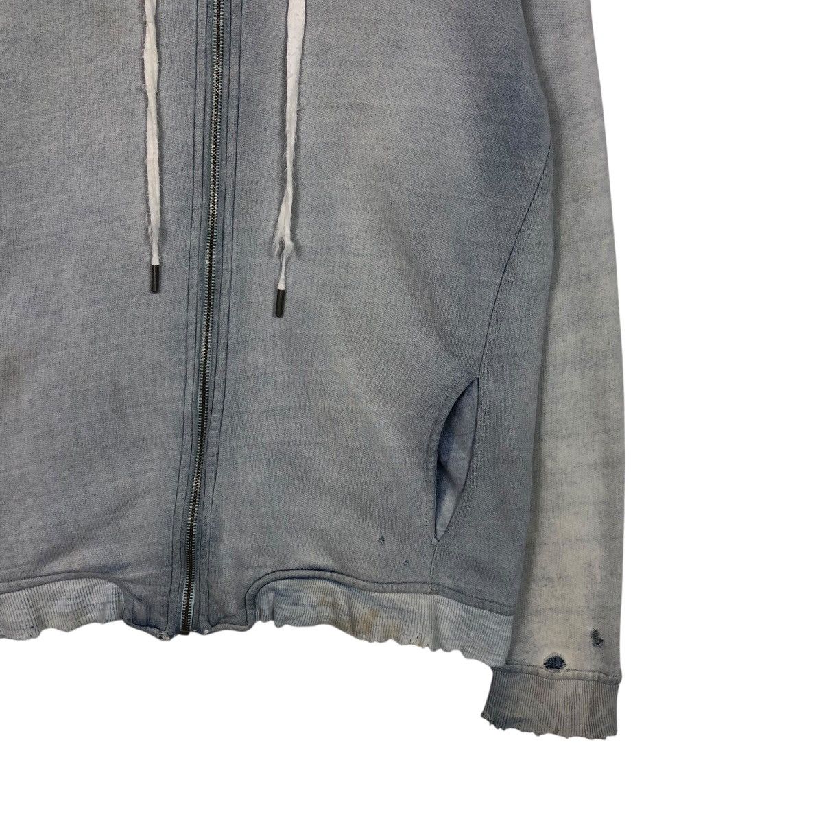 Diesel Diesel Washed Blue Full Zip Hoodie Size US S / EU 44-46 / 1 - 6 Thumbnail