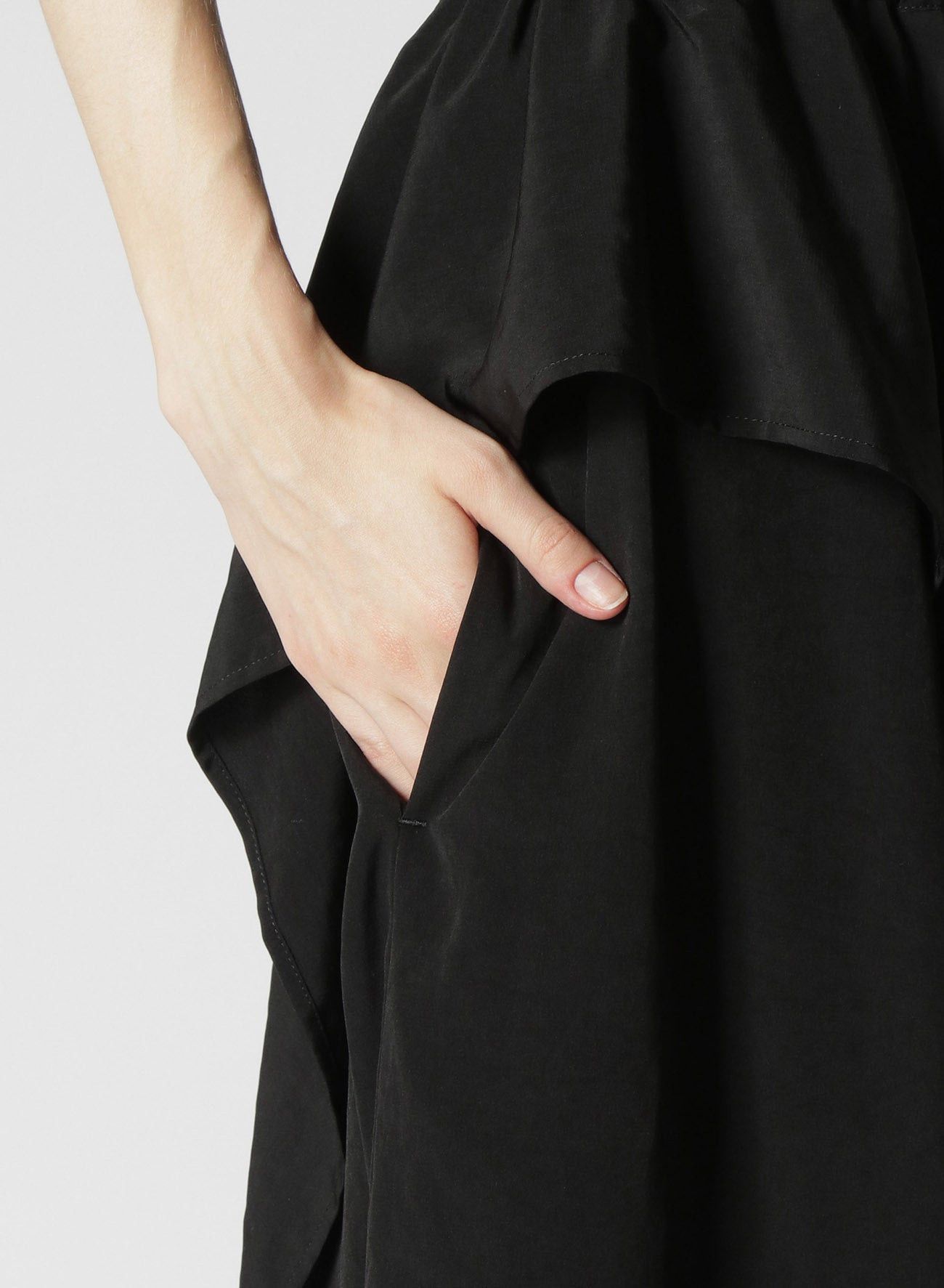 Yohji Yamamoto Y's Yohji Yamamoto - CREPE de CHINE RUFFLE PANTS Size 24" / US 00 / IT 34 - 6 Thumbnail