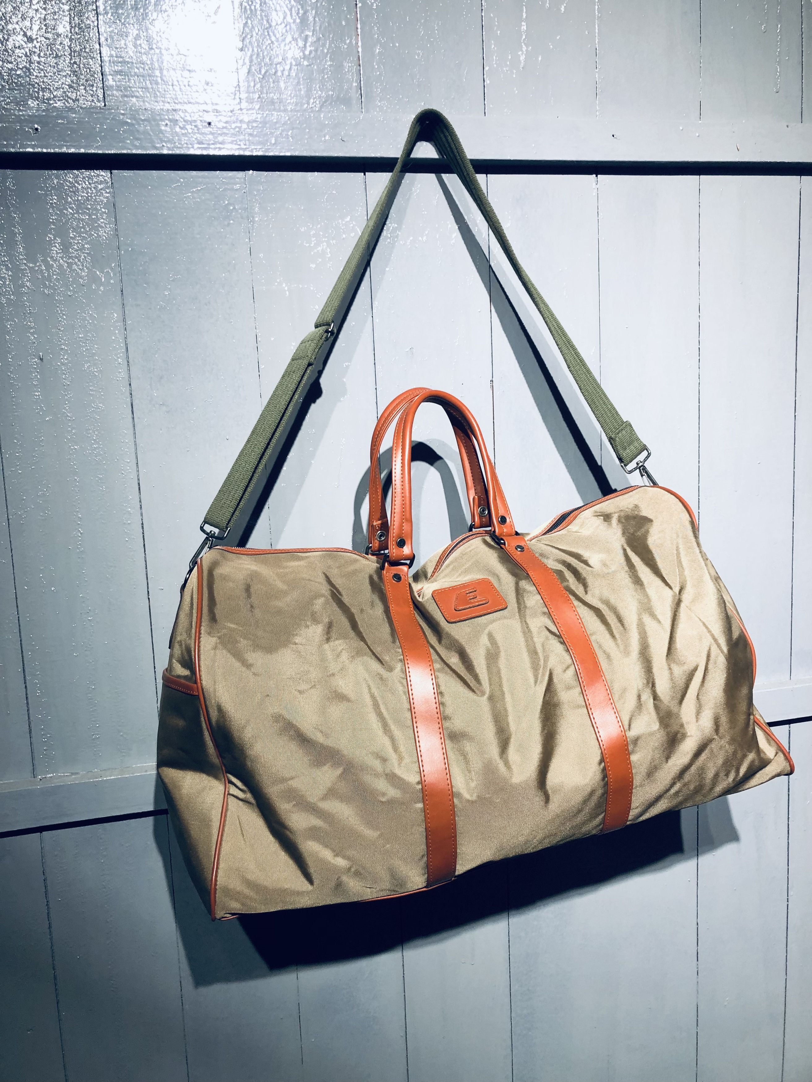 Japanese Brand JAPANESE KHAKI COLOR TRAVEL BAG Size ONE SIZE - 10 Thumbnail