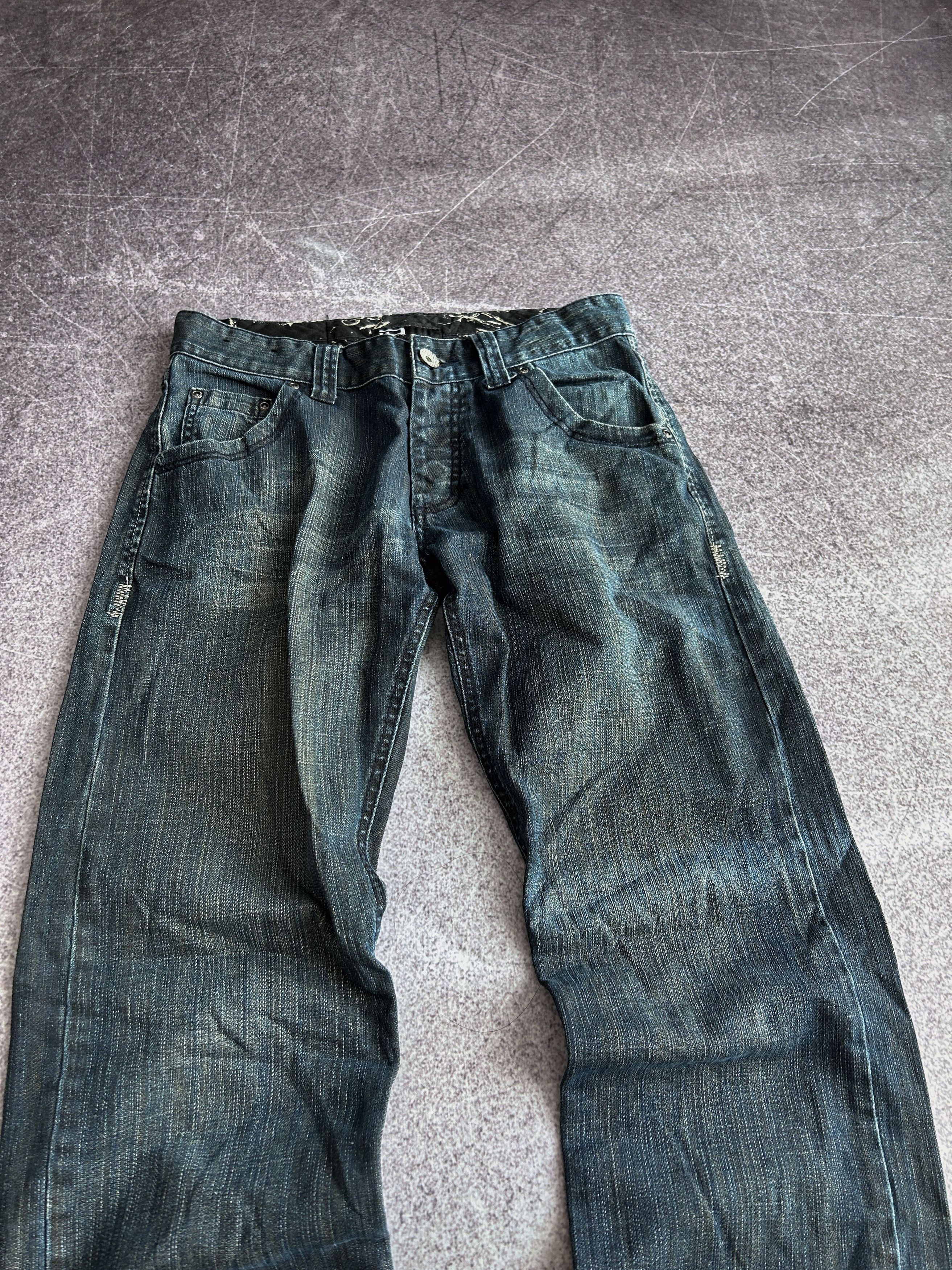 Designer Vintage Rick Owens Junya Watanabe Style Washed Jeans Size US 30 / EU 46 - 5 Thumbnail