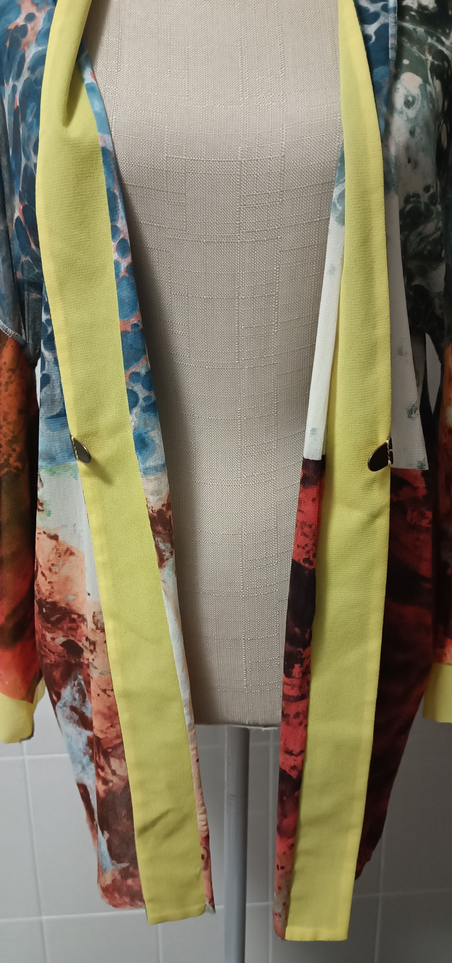 Jean Paul Gaultier SS2000- Bacteria print kimono Size L / US 10 / IT 46 - 4 Thumbnail