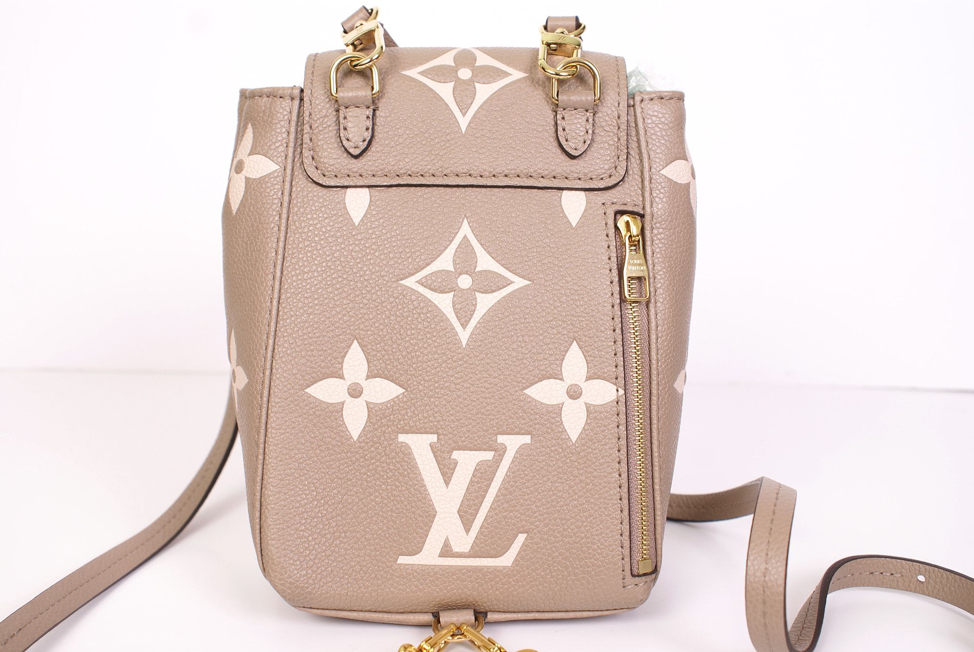 Louis Vuitton Louis Vuitton Tiny Backpack Monogram Empreinte Beige Cream Size ONE SIZE - 11 Thumbnail