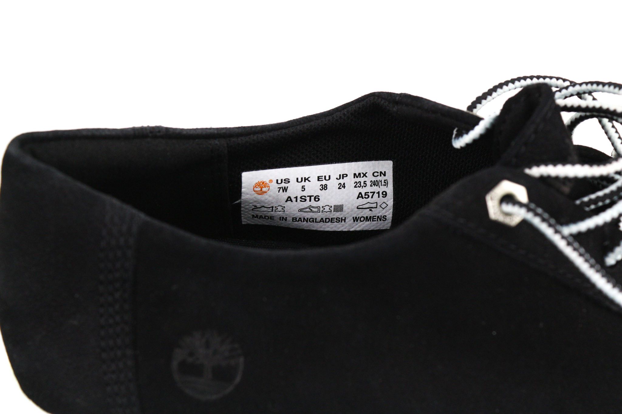 Timberland A1ST6 UK5 Black Leather Low Green Stride Sneakers 79965 Size US 5.5 / IT 35.5 - 10 Thumbnail