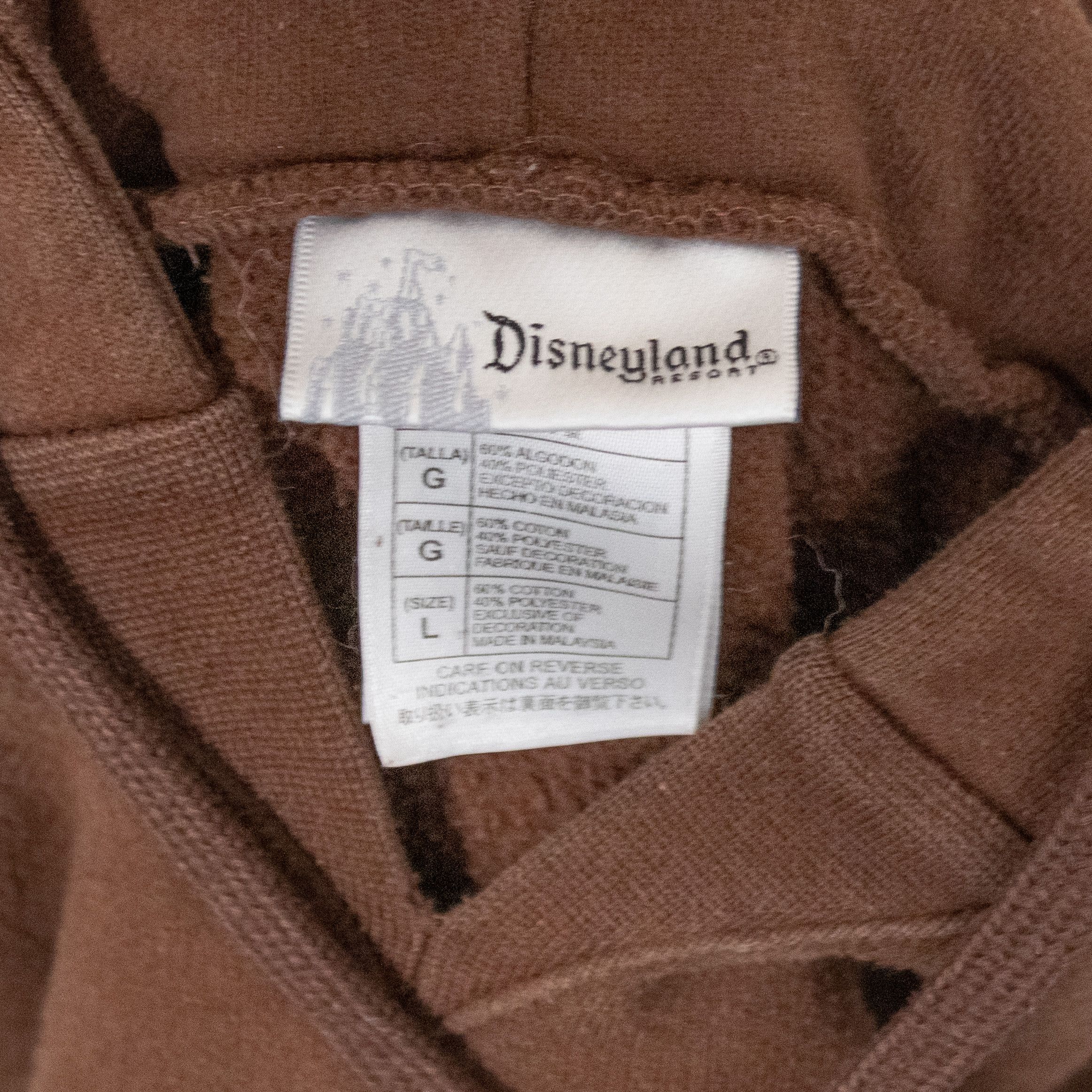 Disney Y2K 2000's Disney Resort Brown Travis Scott Hoodie Sweater Size US M / EU 48-50 / 2 - 6 Thumbnail