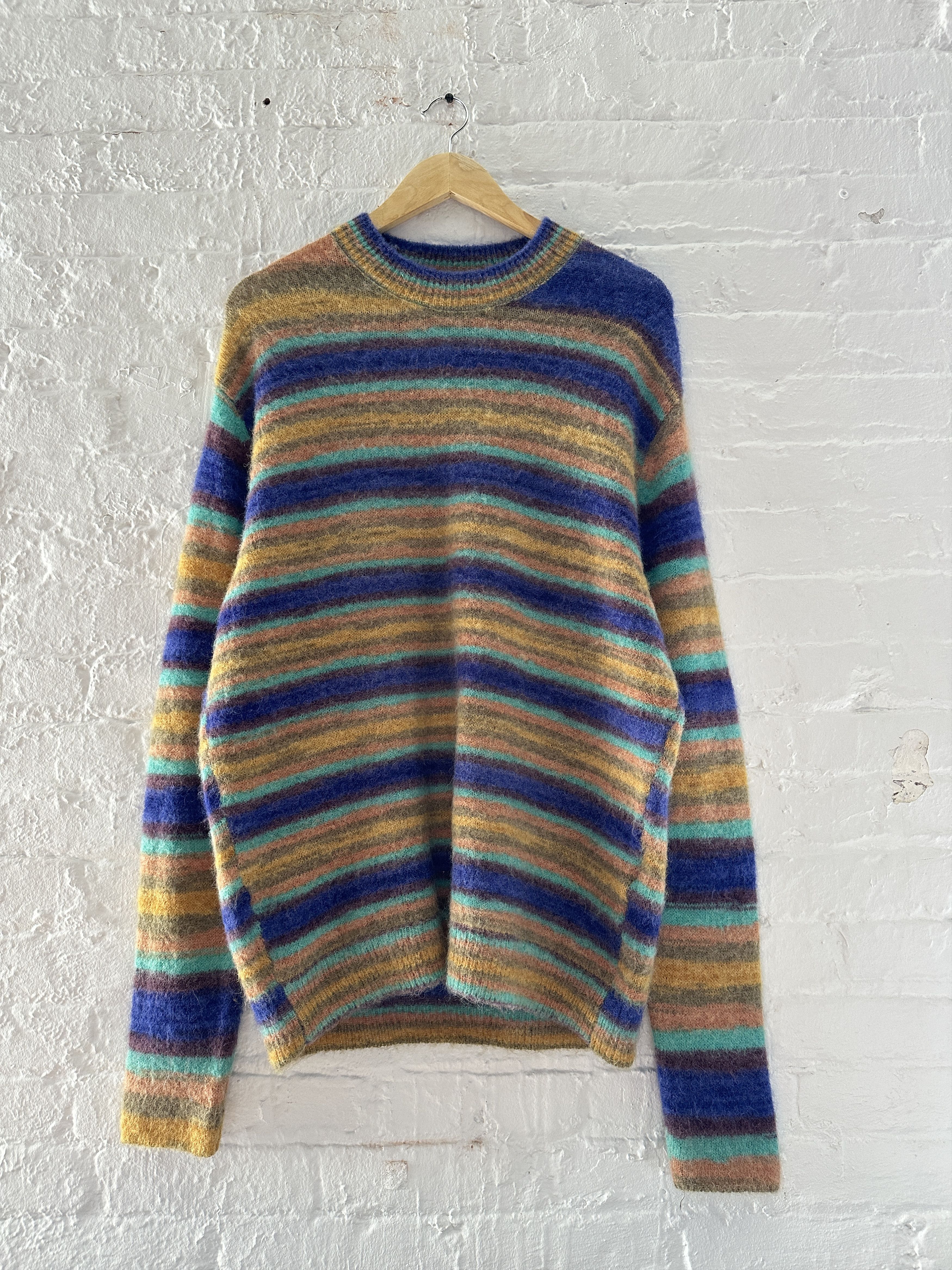 Acne Studios Acne Studios Striped Alpaca/Mohair Sweater Size US M / EU 48-50 / 2 - 1 Thumbnail